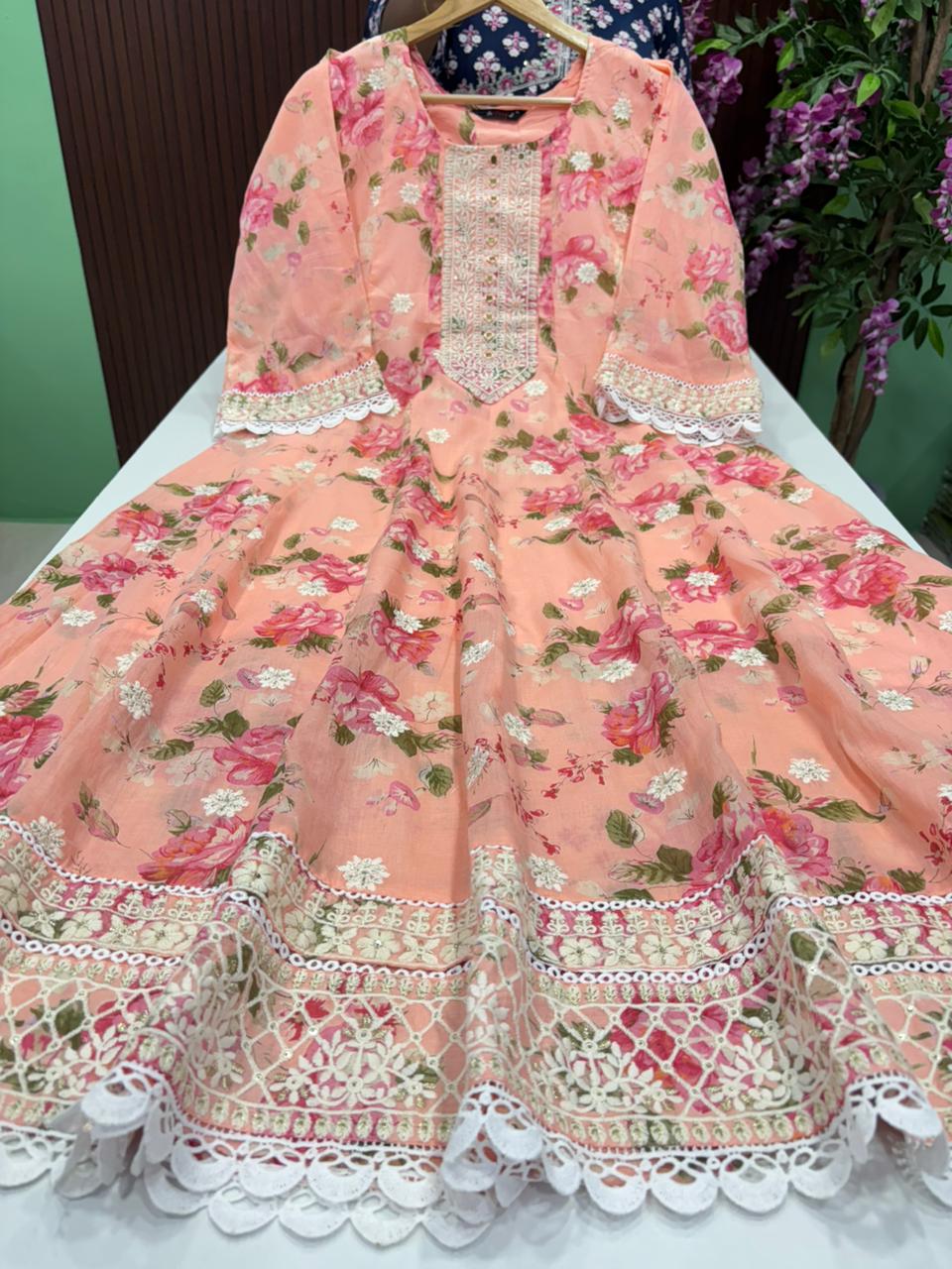 SS7265 Mul Cotton Flared Maxi