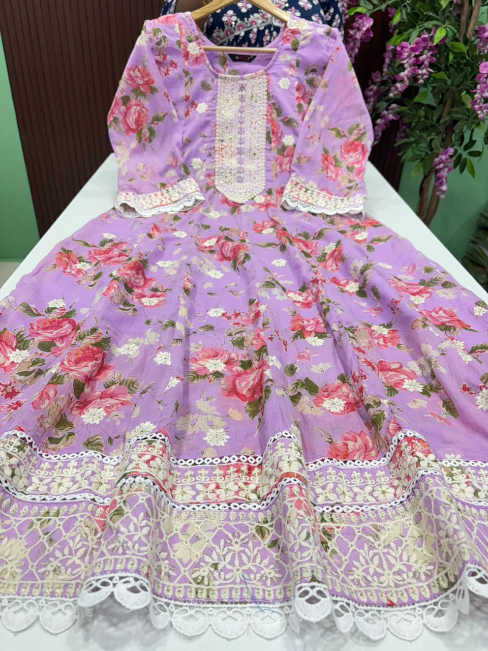 SS7264 Mul Cotton Flared Maxi