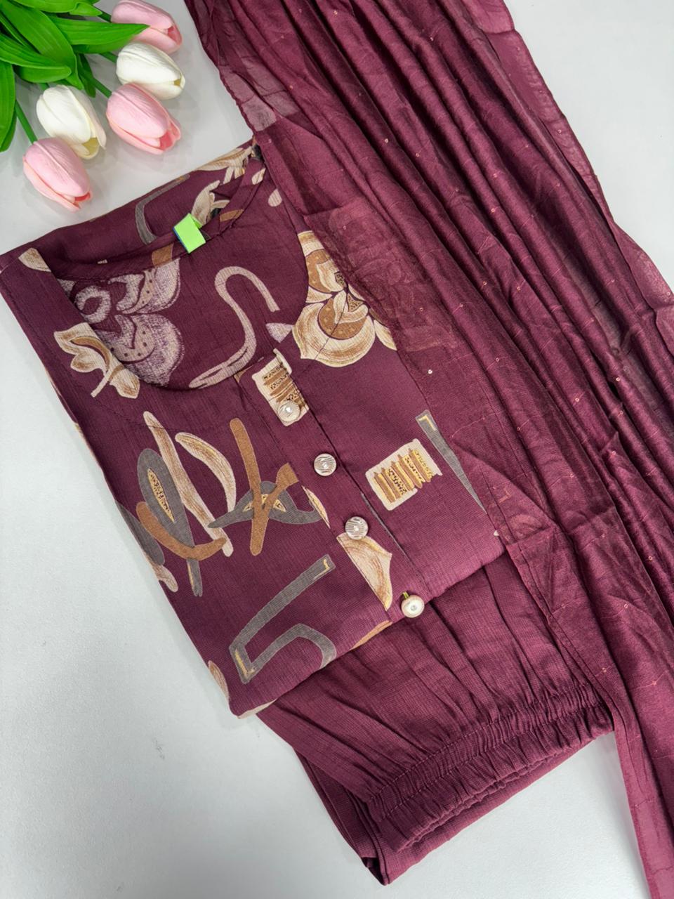 SS7283 Vatican Silk Salwar Set