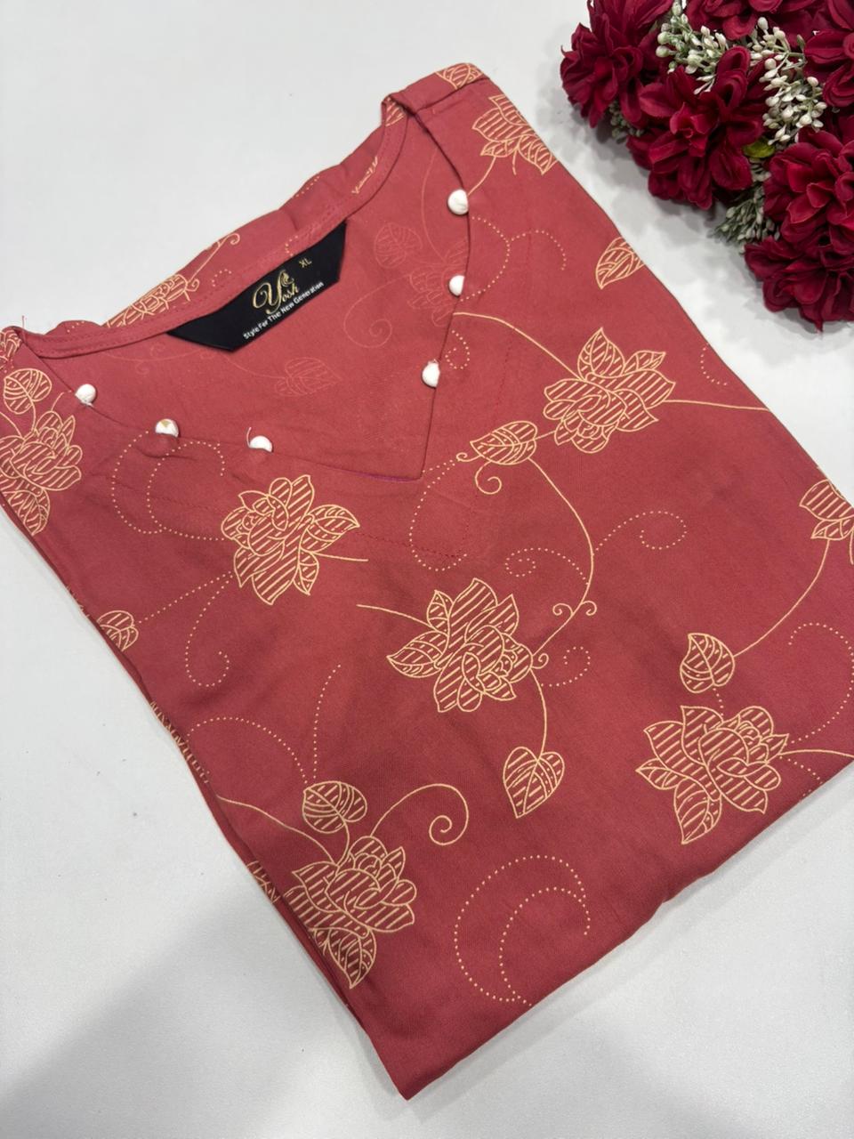 SS7291 Regular Wear Side Open Kurti