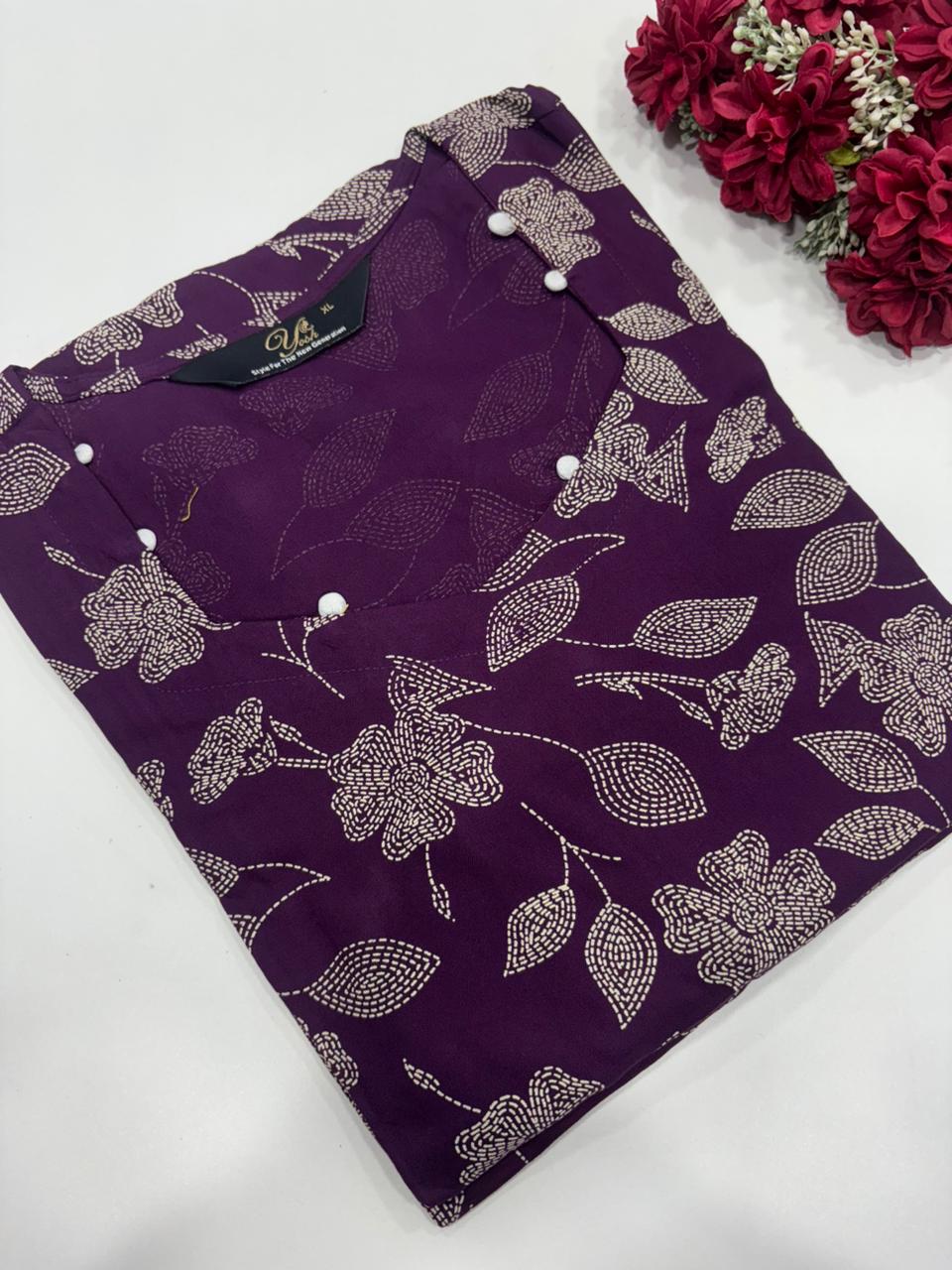 SS7295 Regular Wear Side Open Kurti
