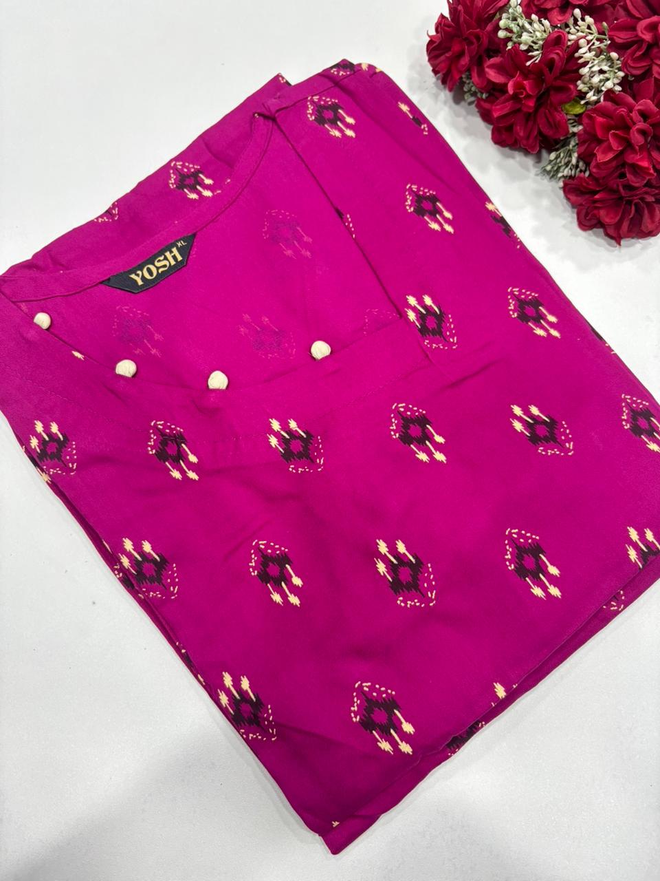 SS7294 Regular Wear Side Open Kurti