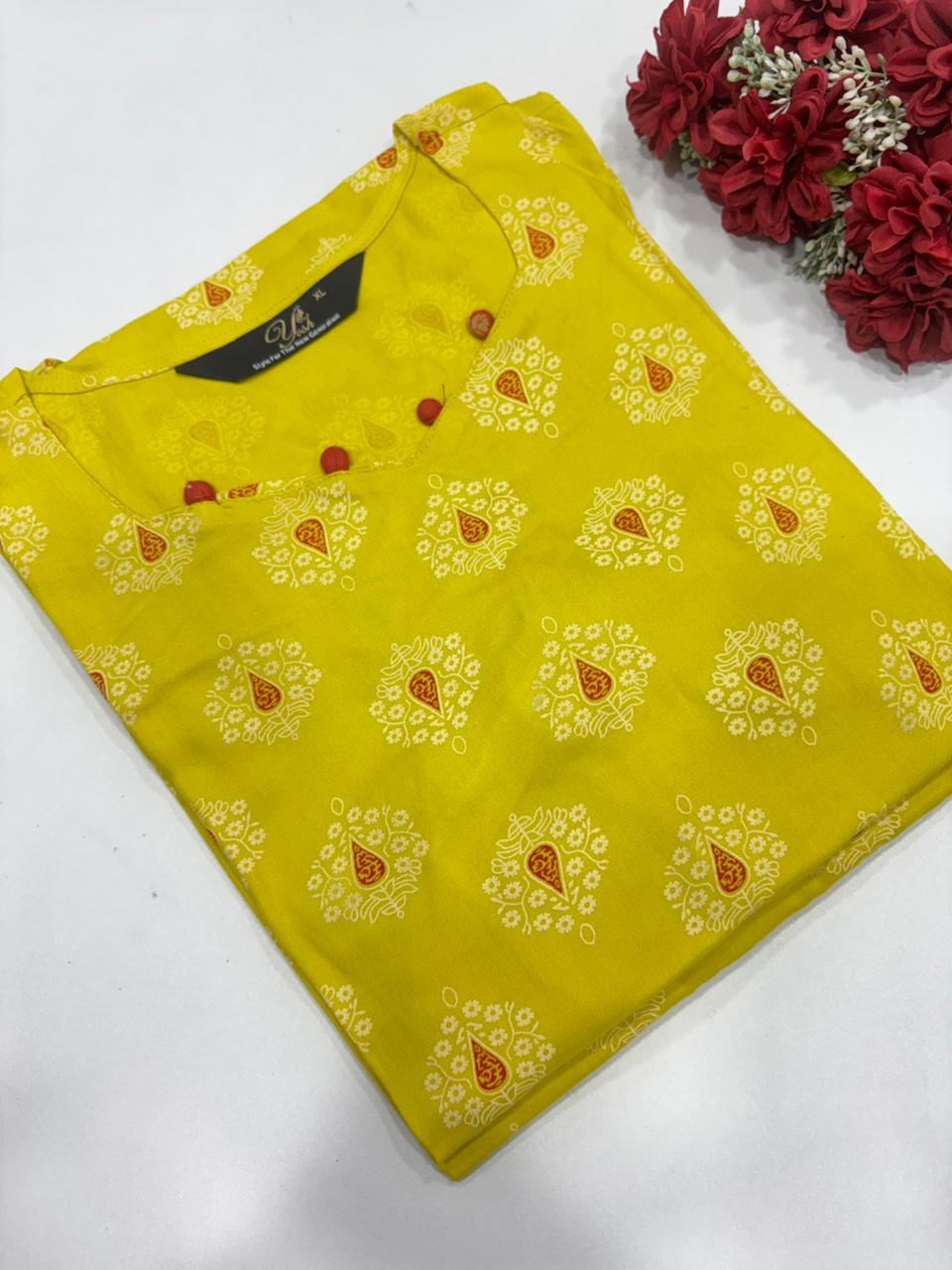 SS7299 Regular Wear Side Open Kurti