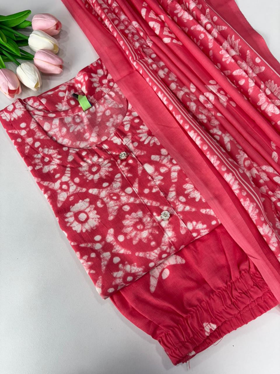 SS7384  Women’s Blended Cotton Salwar Set