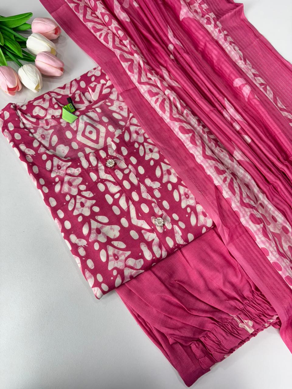 SS7378  Women’s Blended Cotton Salwar Set