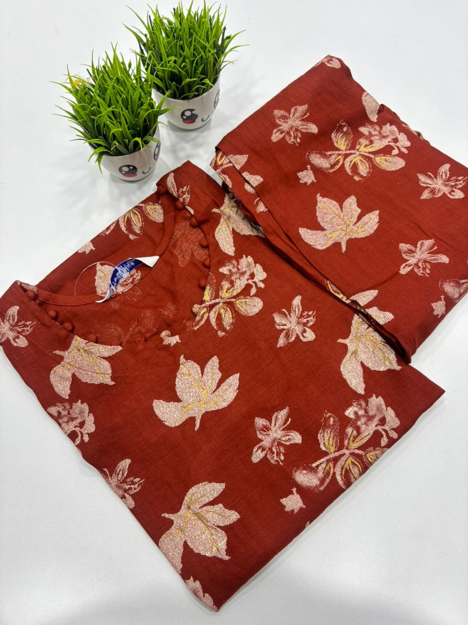 SS7444 Premium Linen Co-ord Set