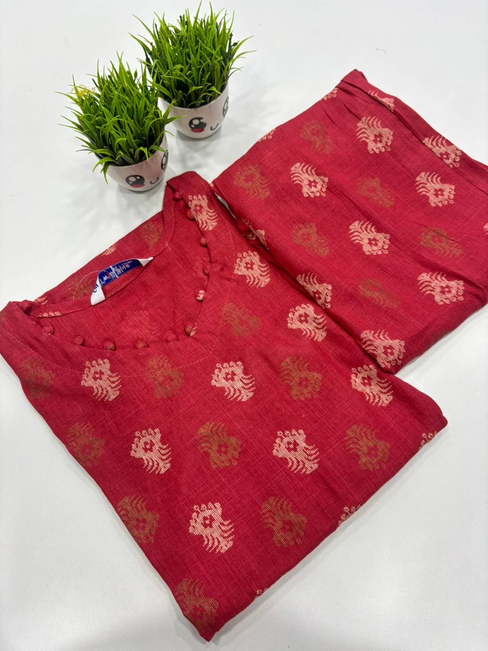 SS7450 Premium Linen Co-ord Set
