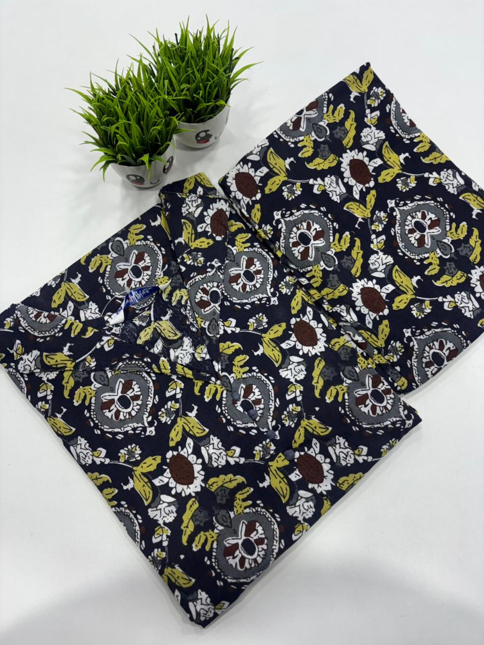 SS7479 Kalamkari Cotton Co-ord Set