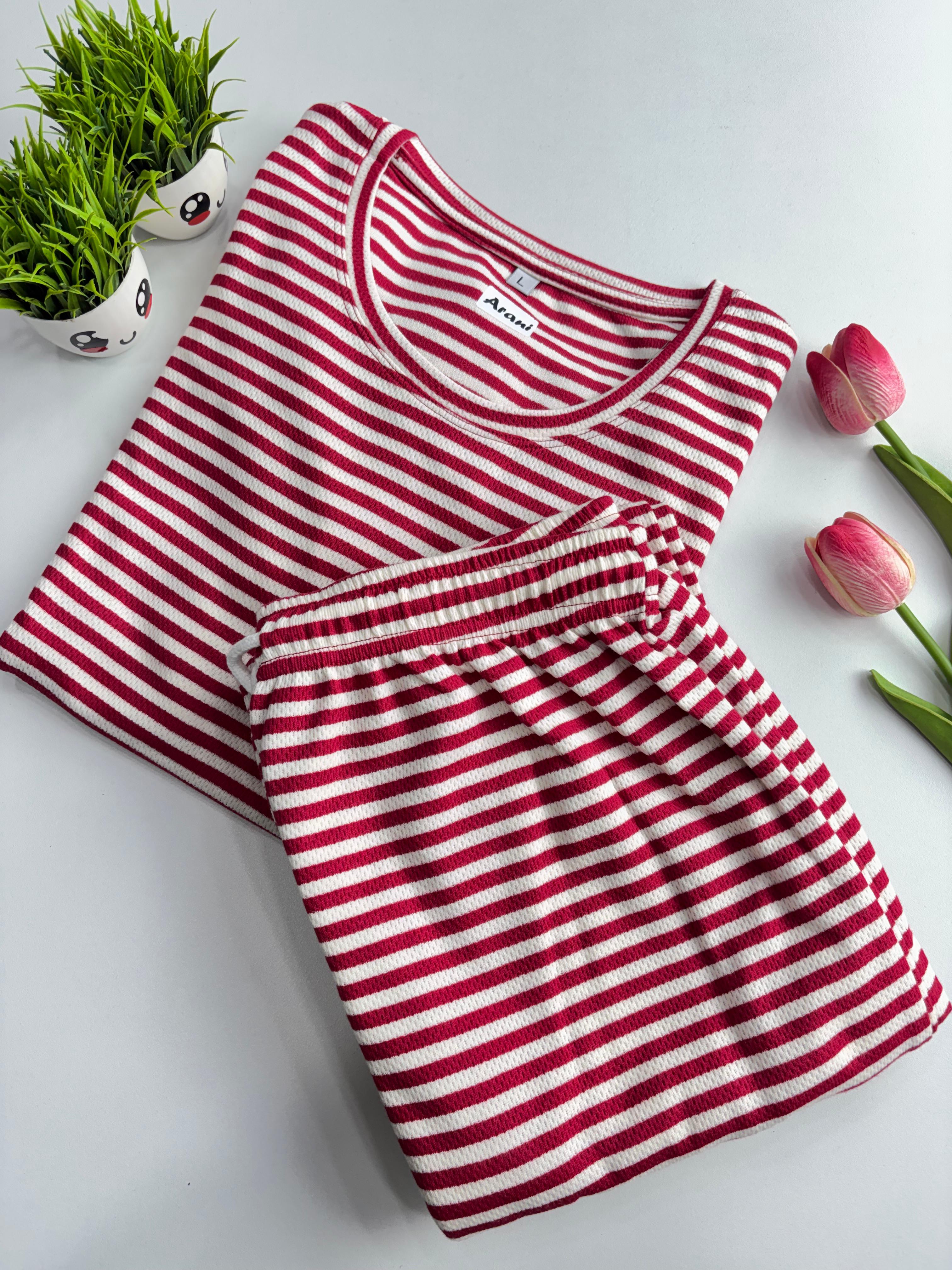 SS7500 Women’s knitted cotton Night Suit