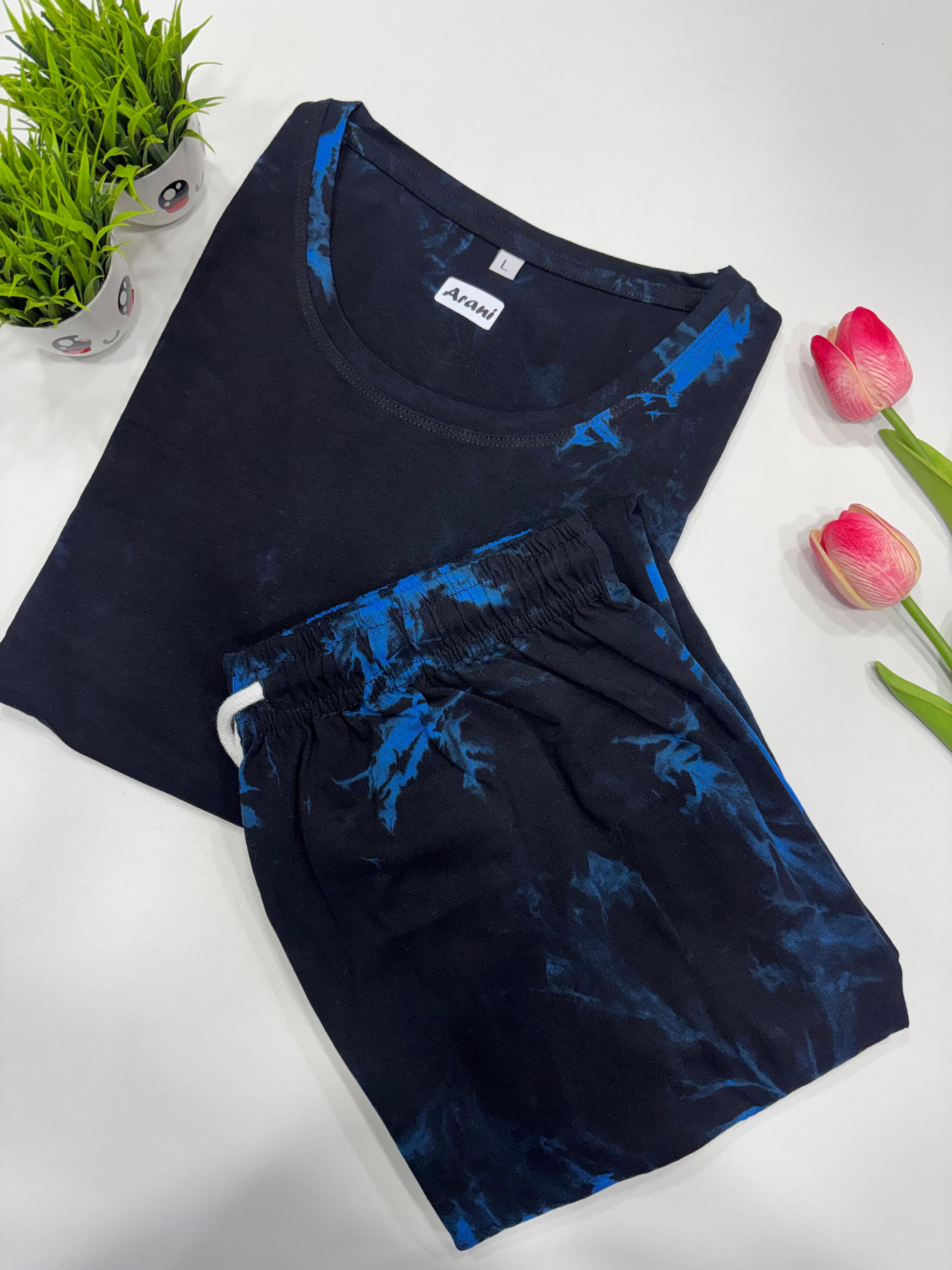 SS7495 Women’s knitted cotton Night Suit