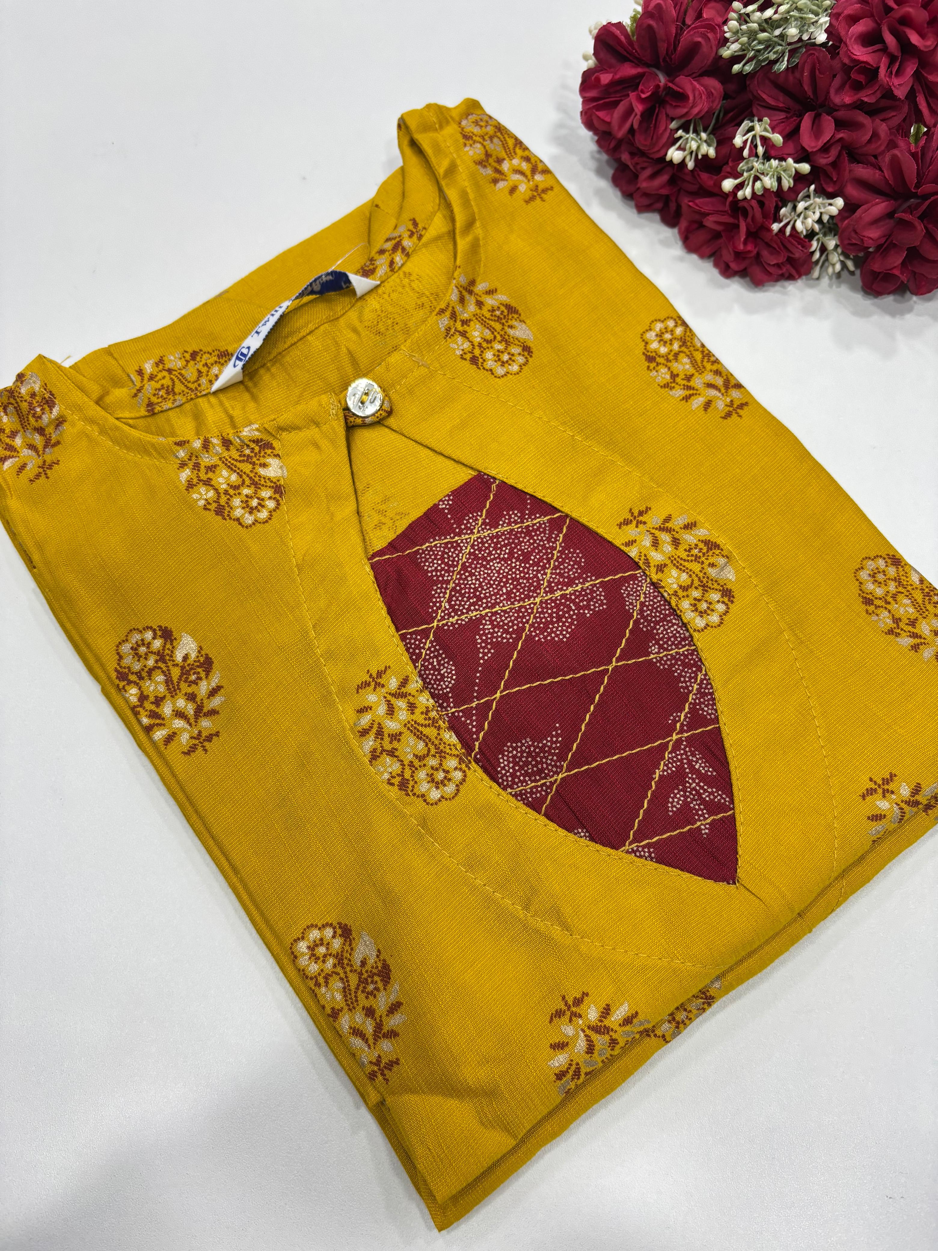 SS7539 Elegant Vatican Silk Kurti