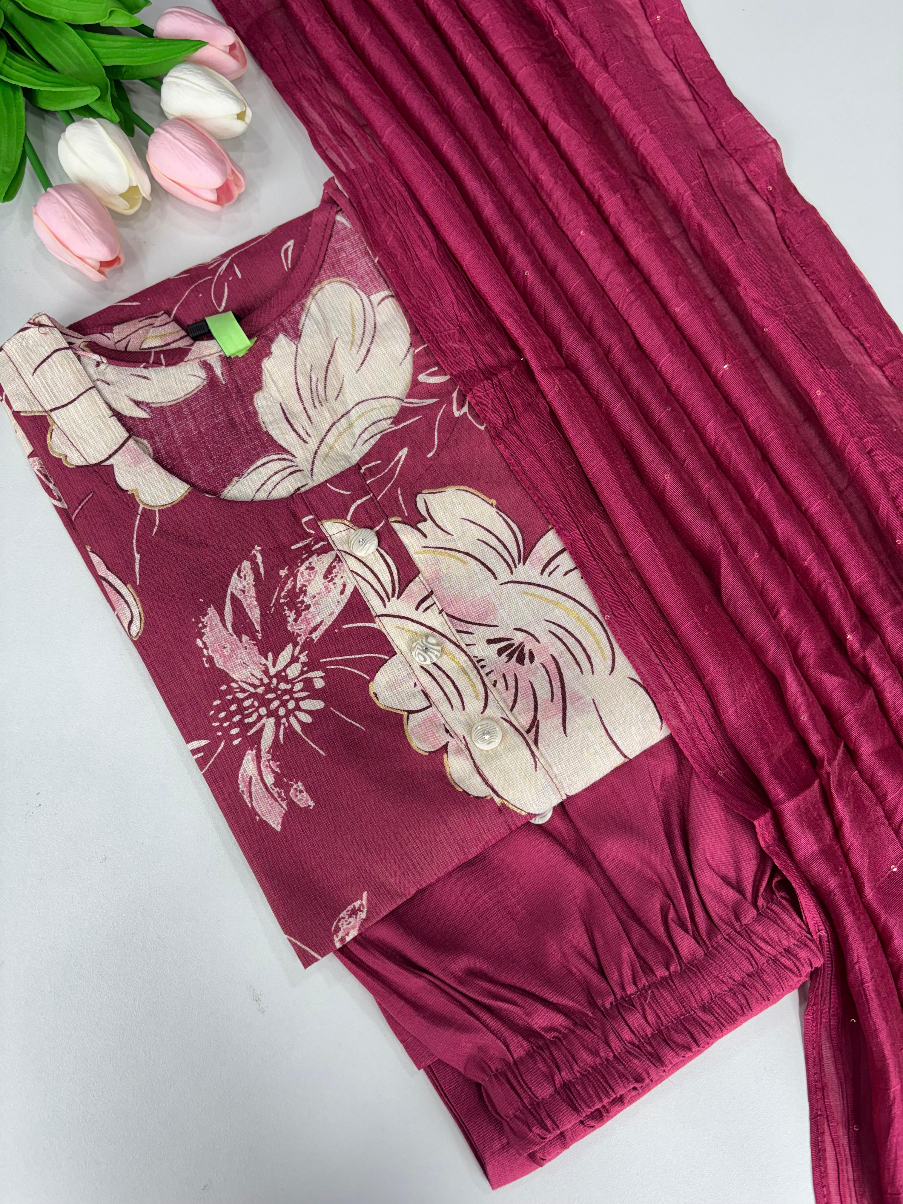 SS7523 Vatican Silk Salwar Set