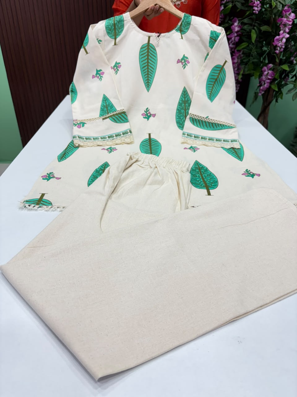 SS7567 Khadi Cotton Co-ord Set