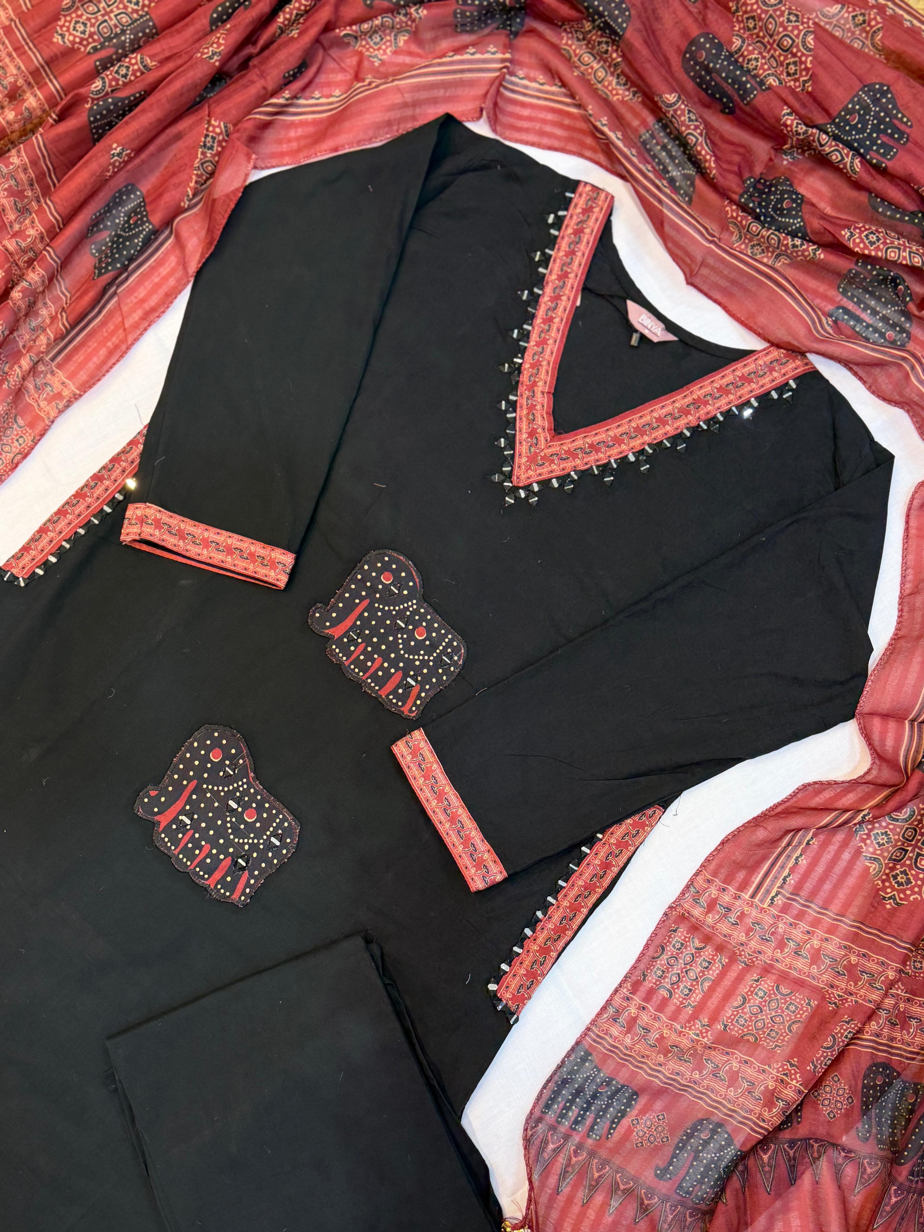 SS7599 Premium Dhabu Cotton Salwar Set