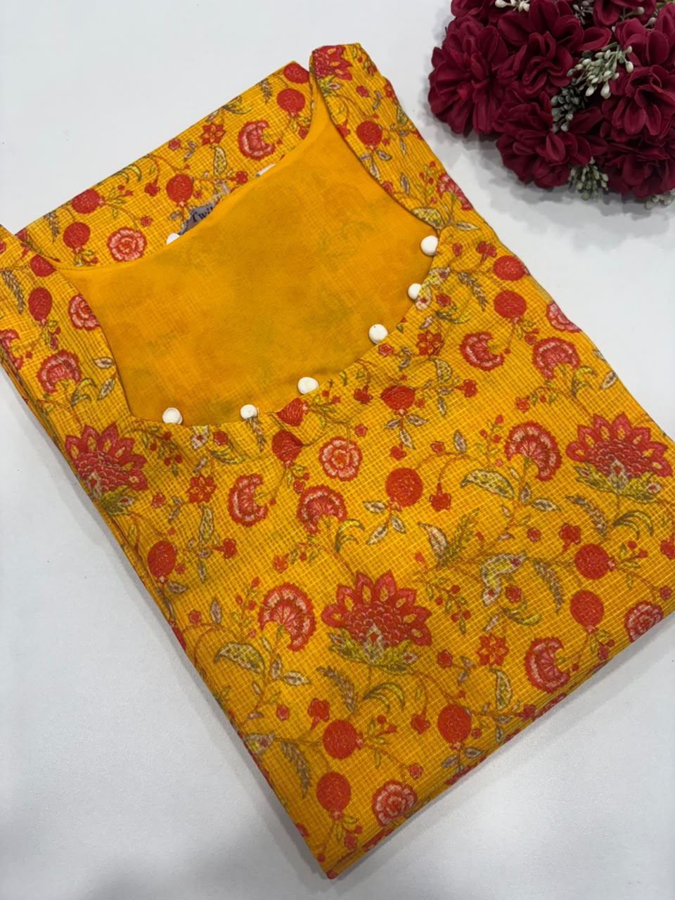 SS7639 Kota Cotton Floral Printed Kurti