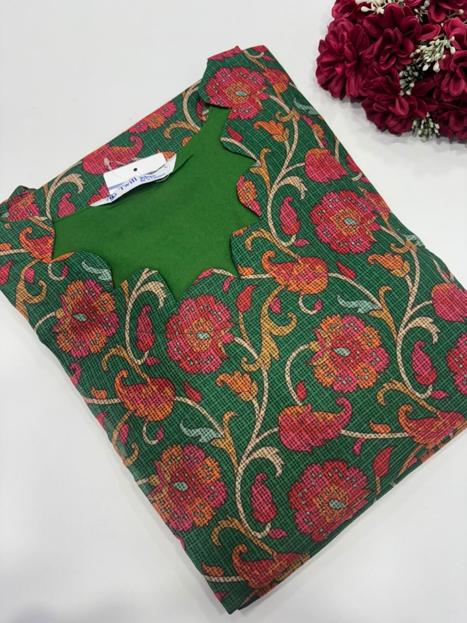 SS7640 Kota Cotton Floral Printed Kurti