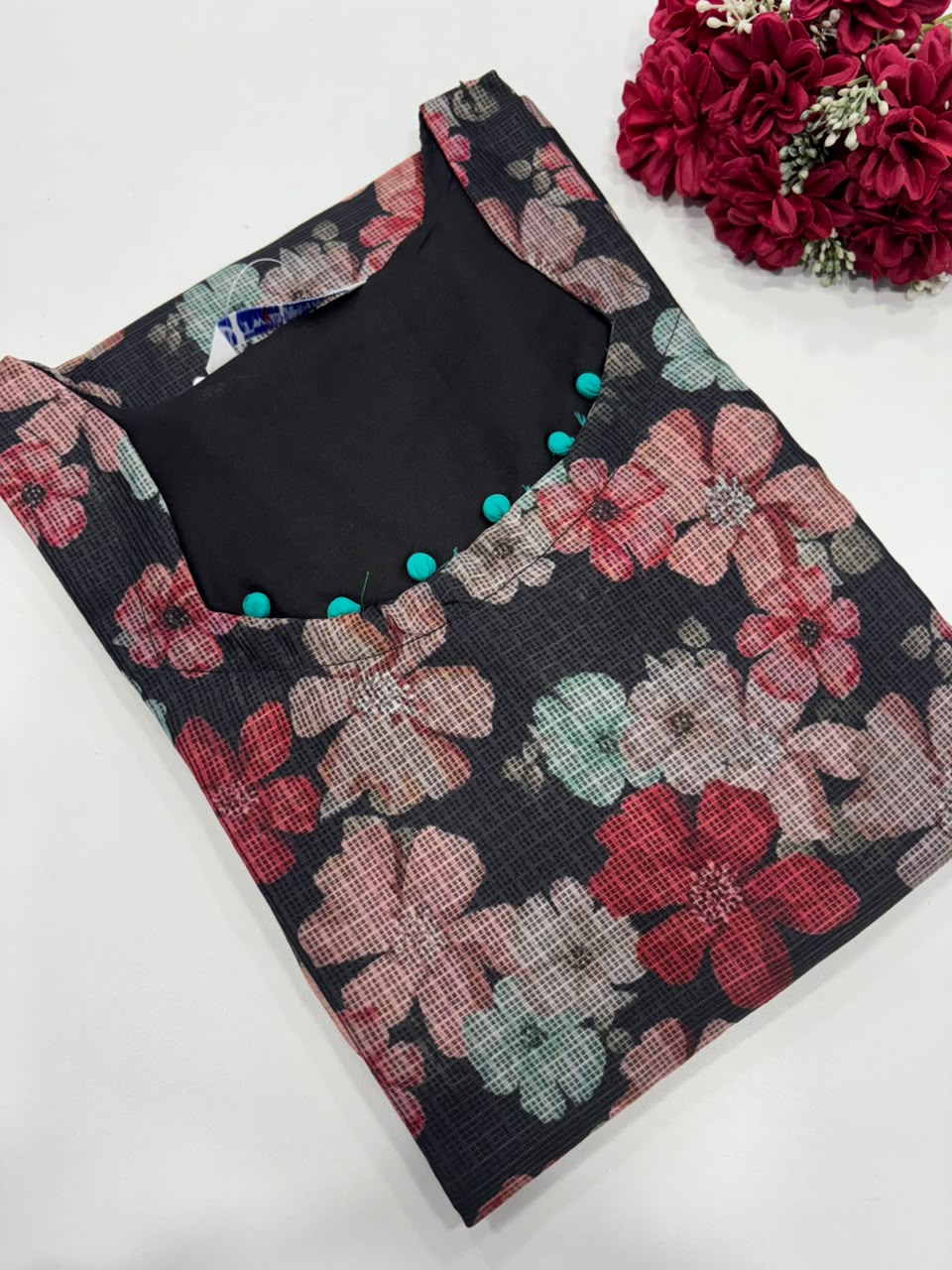 SS7647 Kota Cotton Floral Printed Kurti
