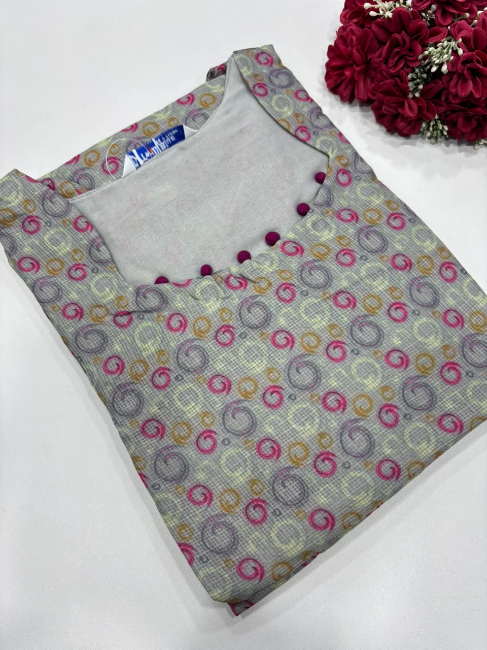 SS7636 Kota Cotton Floral Printed Kurti