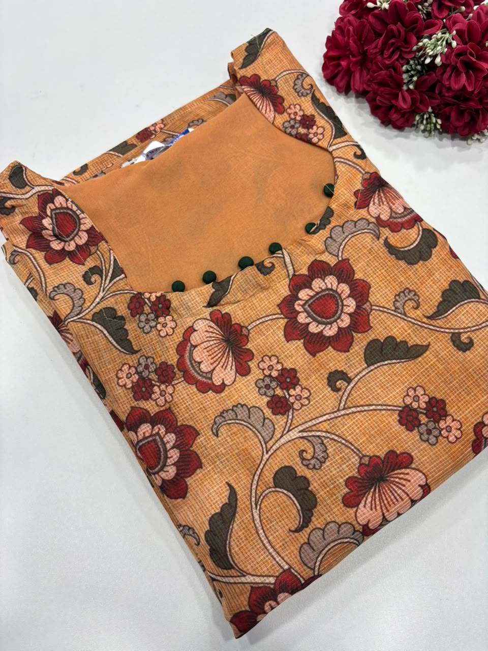 SS7637 Kota Cotton Floral Printed Kurti
