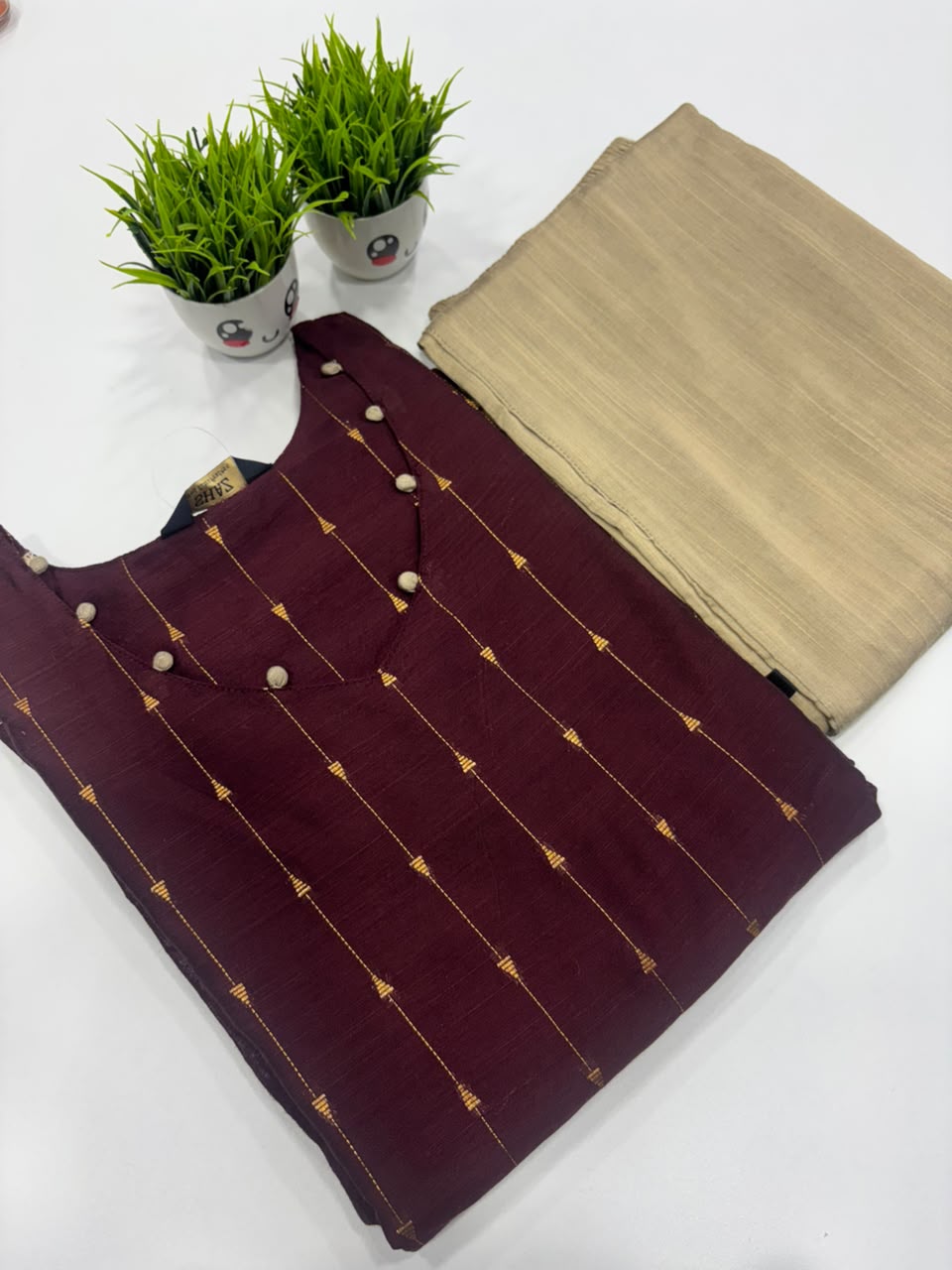 Premium Raw Silk Co-ord Set
