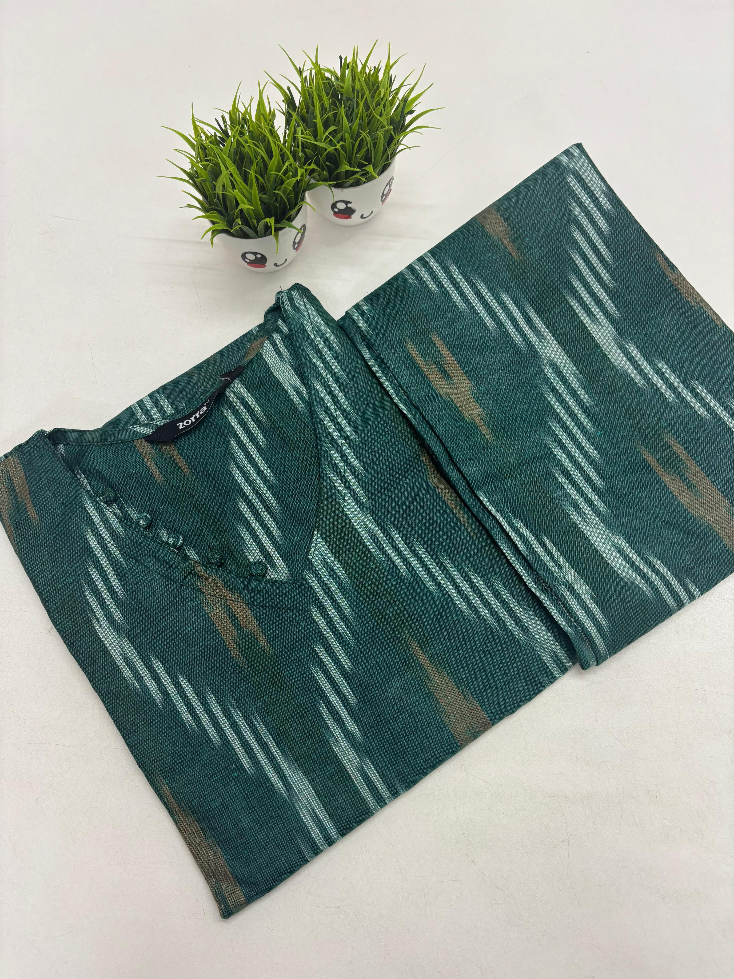 Ikkat Cotton Co-ord Set