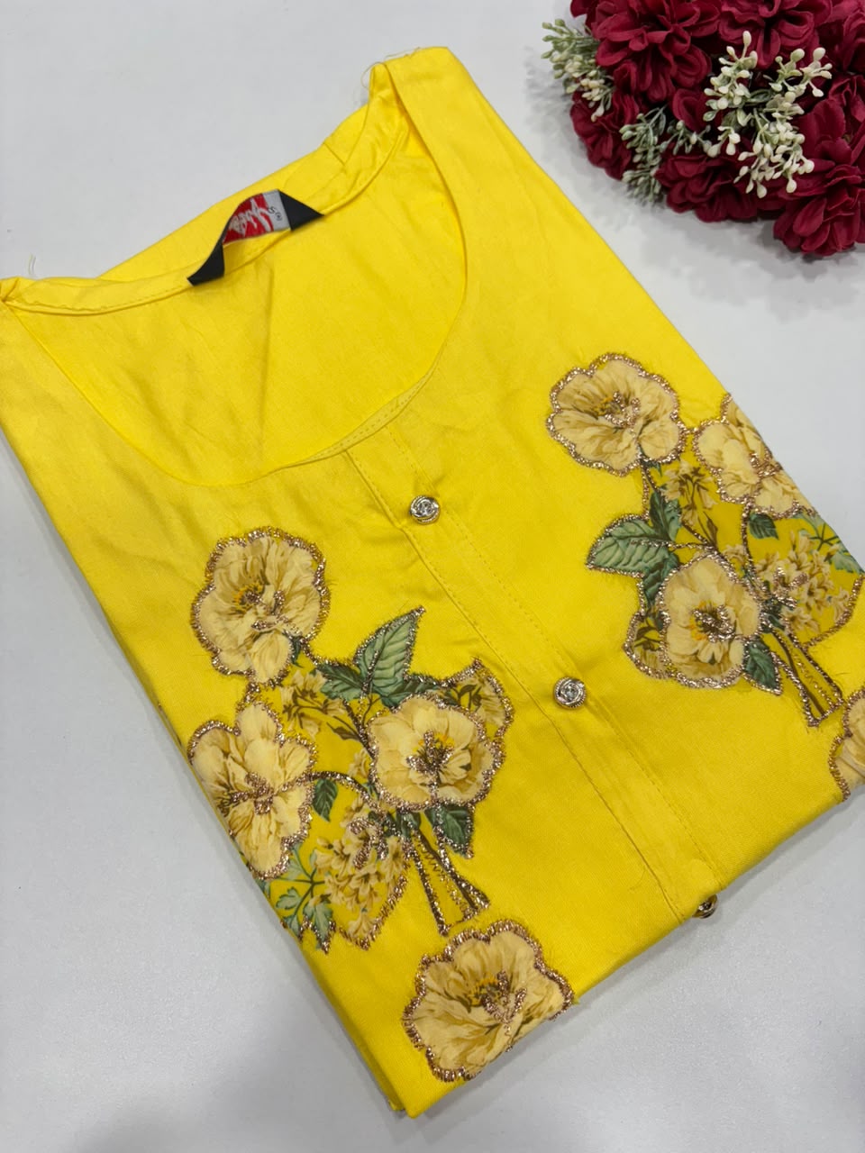 SS7697 Elegant Office Wear Rayon Kurti