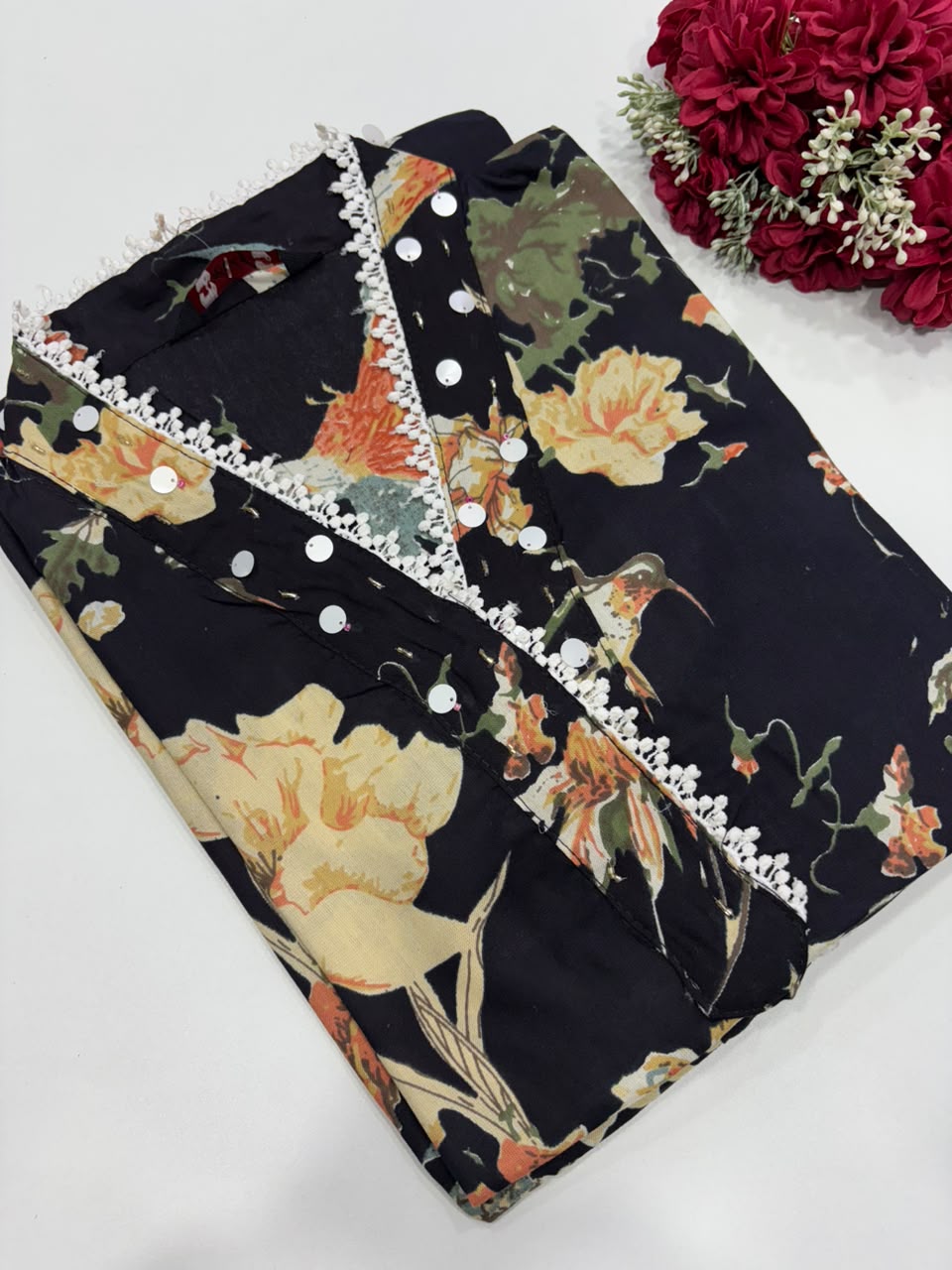 SS7706 Elegant Office Wear Rayon Kurti