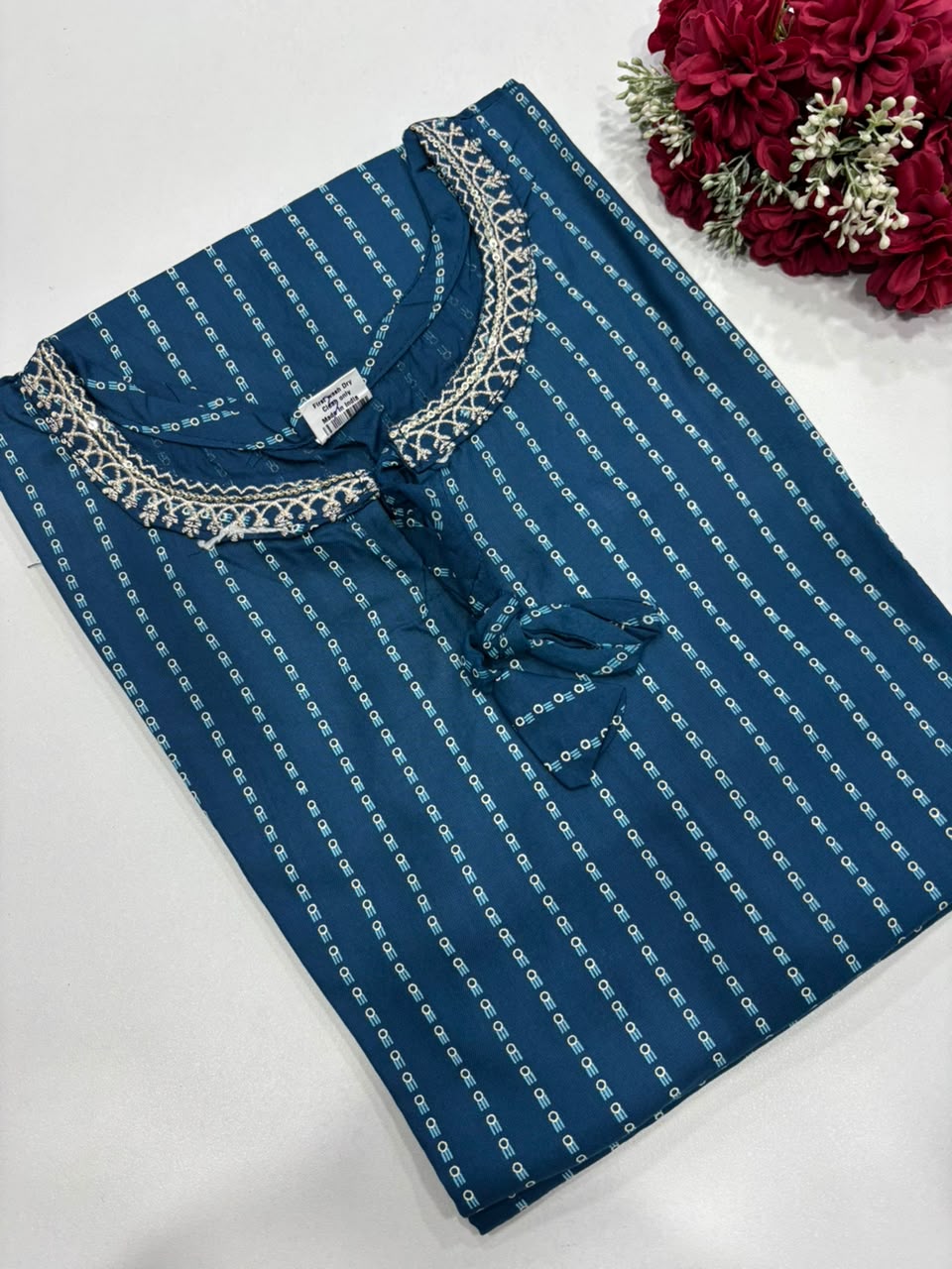 SS7703 Elegant Office Wear Rayon Kurti