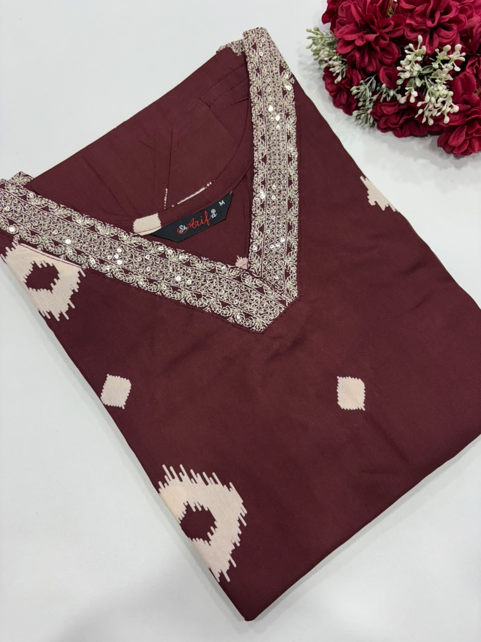 SS7692 Elegant Office Wear Rayon Kurti