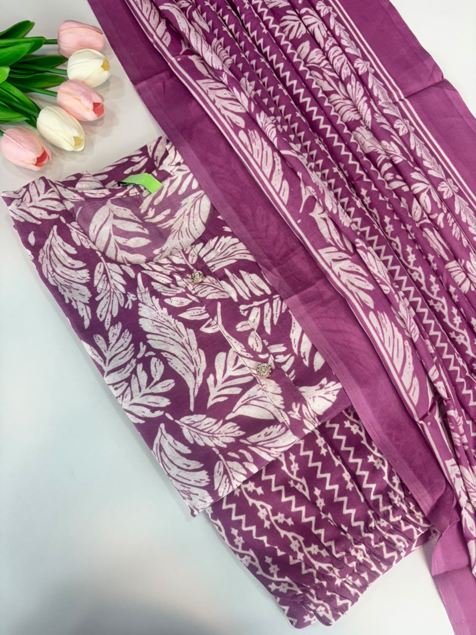 SS7724 Women’s Blended Cotton Salwar Set
