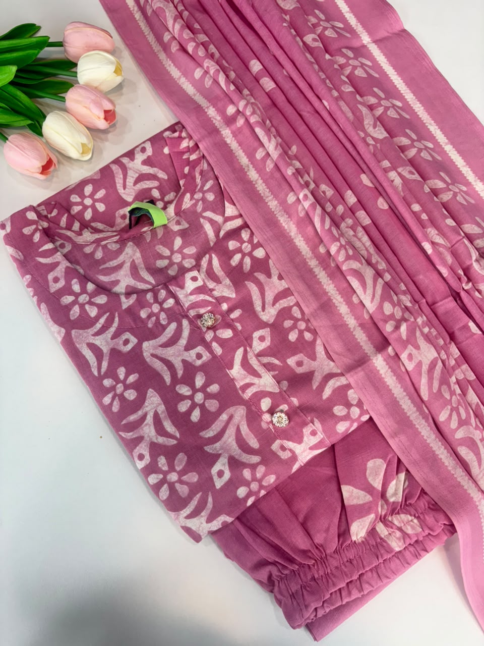 SS7730 Women’s Blended Cotton Salwar Set
