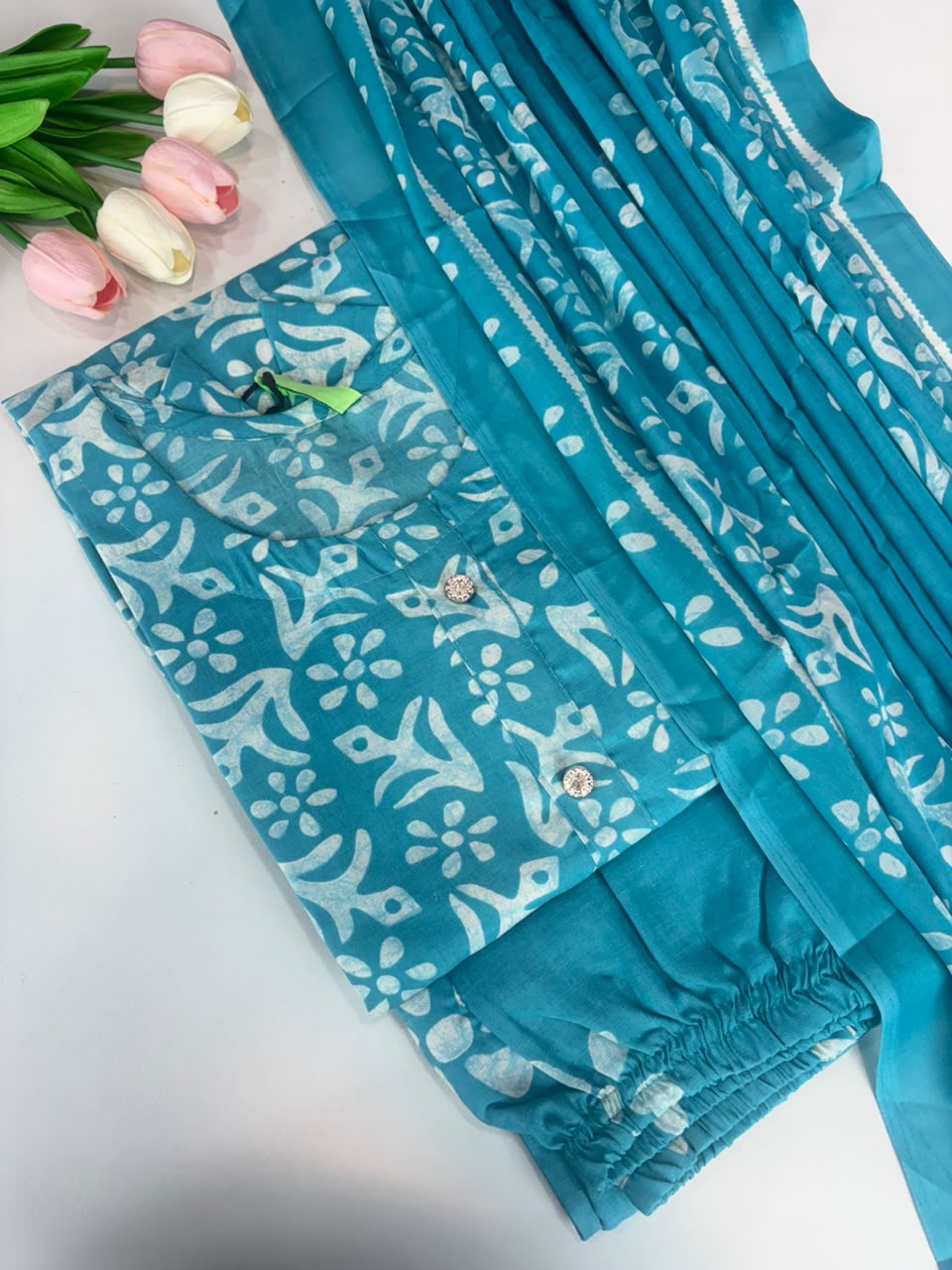 SS7727 Women’s Blended Cotton Salwar Set