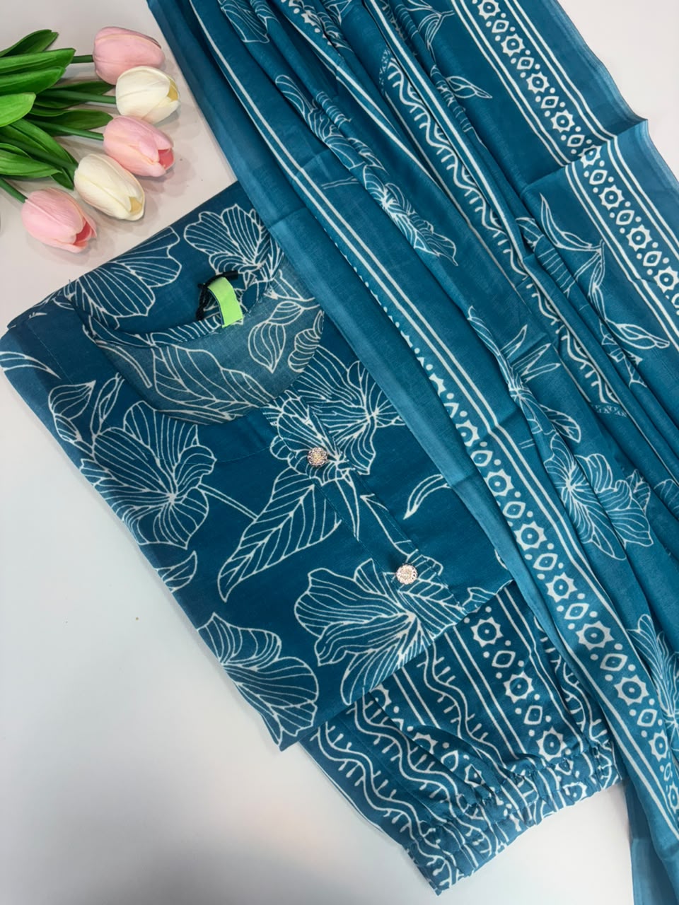 SS7733 Women’s Blended Cotton Salwar Set