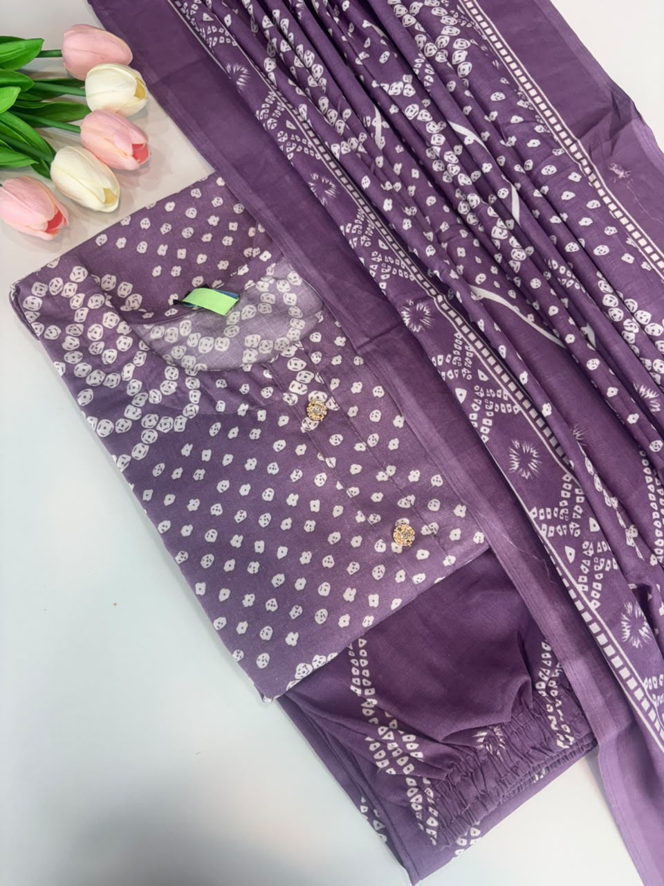 SS7740 Women’s Blended Cotton Salwar Set
