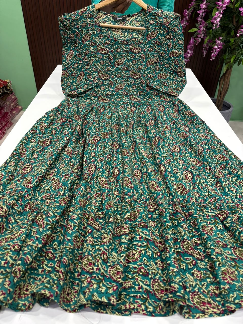 SS7768 Cotton 2 tiered Frock