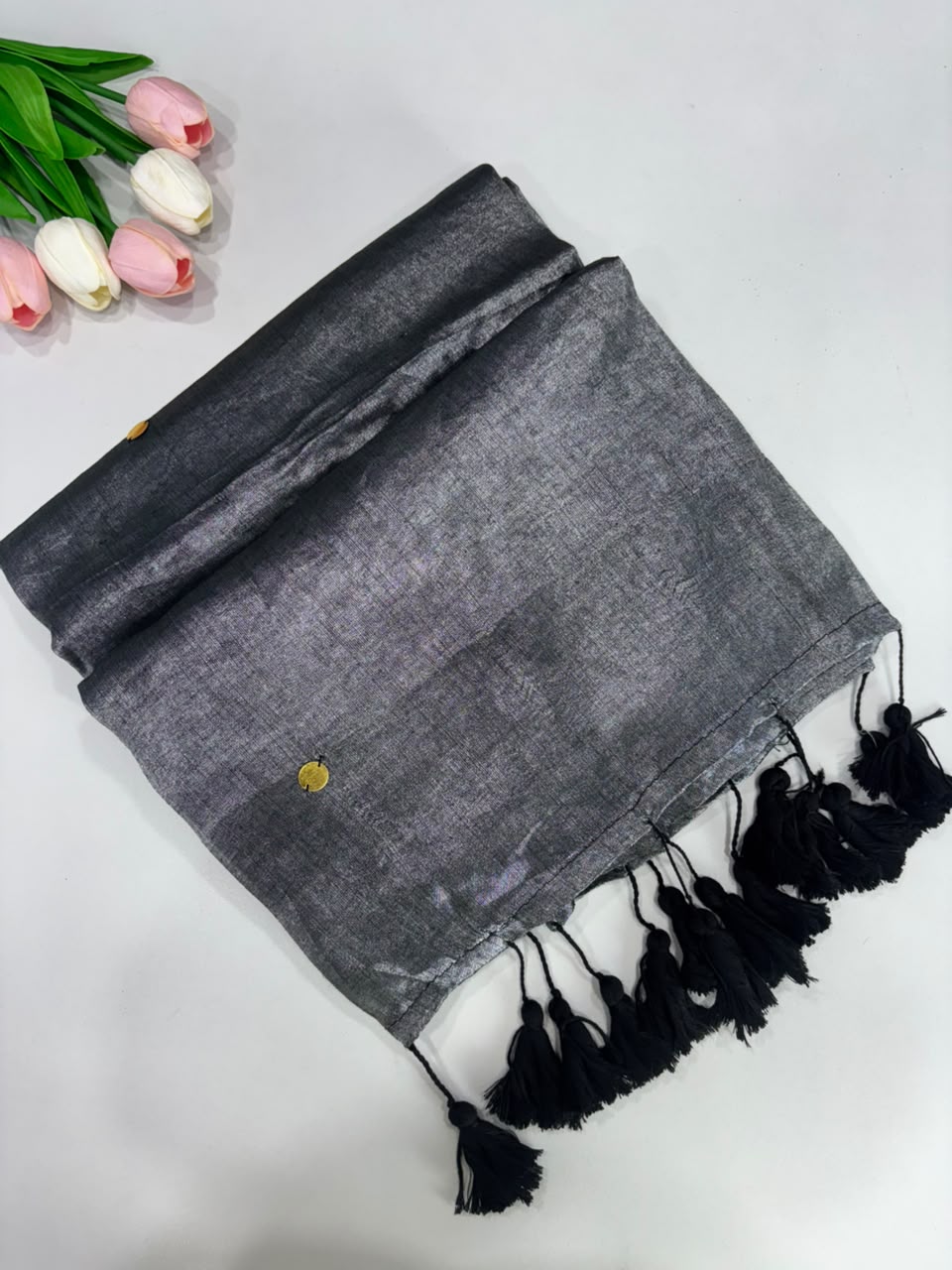 SS7774 Mul Tissue With Gini Work - GREY