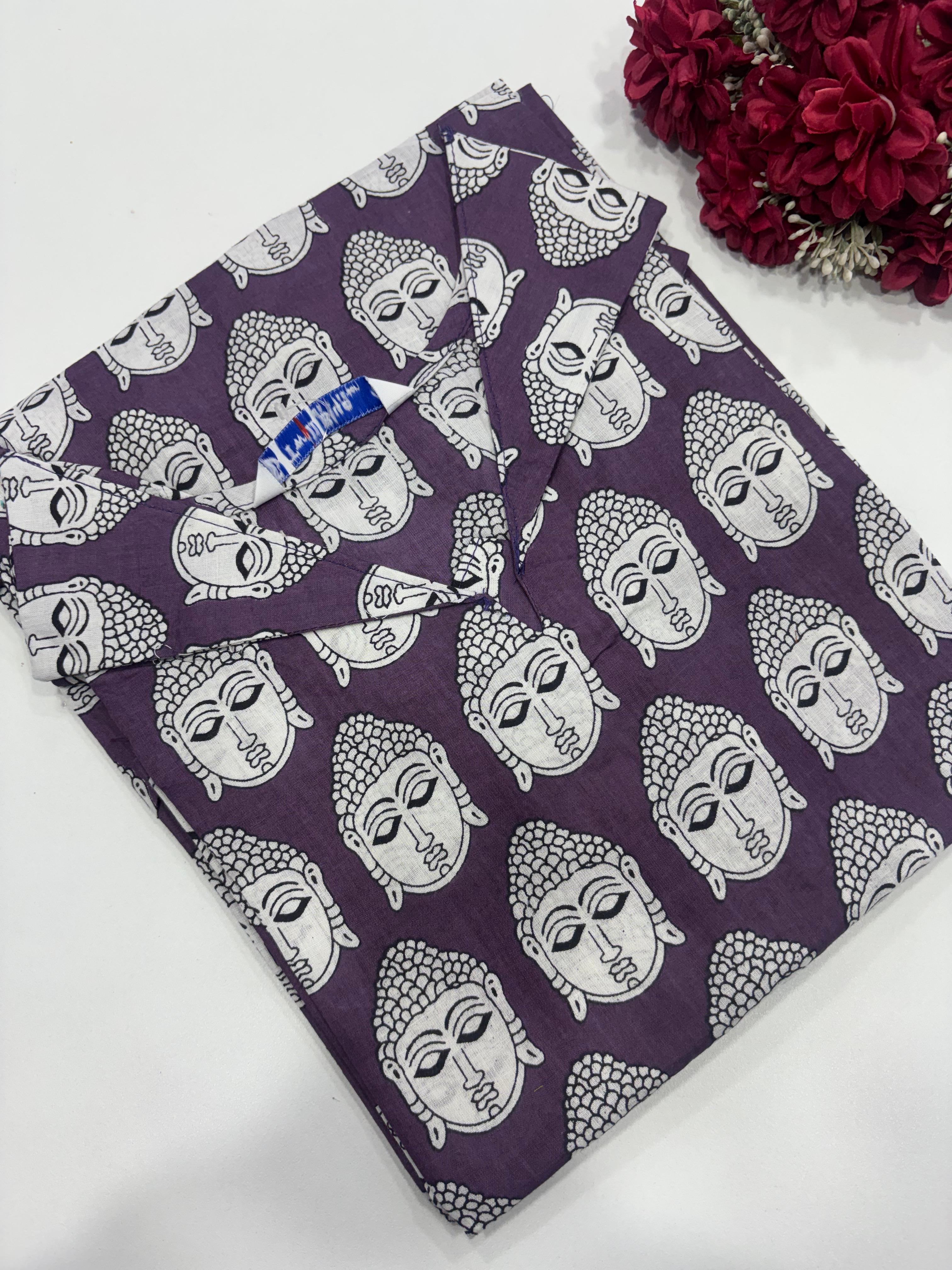 SS7823 Kalamkari Printed Cotton Kurti