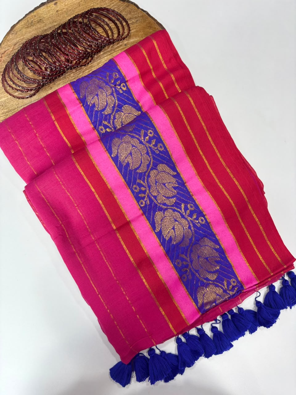 SS7819 Premium Mul Cotton Saree with Kanchi Border