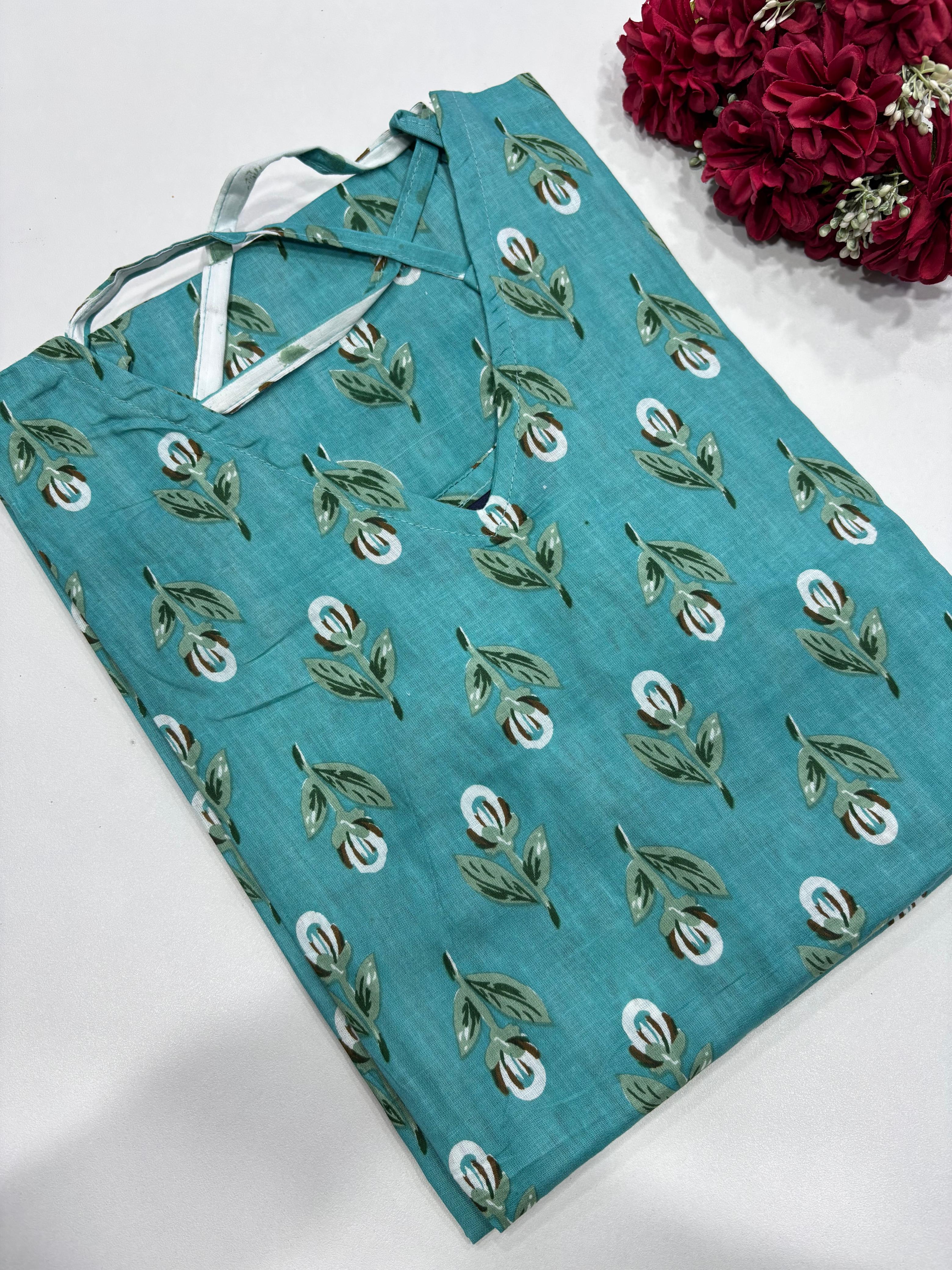 SS7913 Trendy Ethnic Cotton Kurti