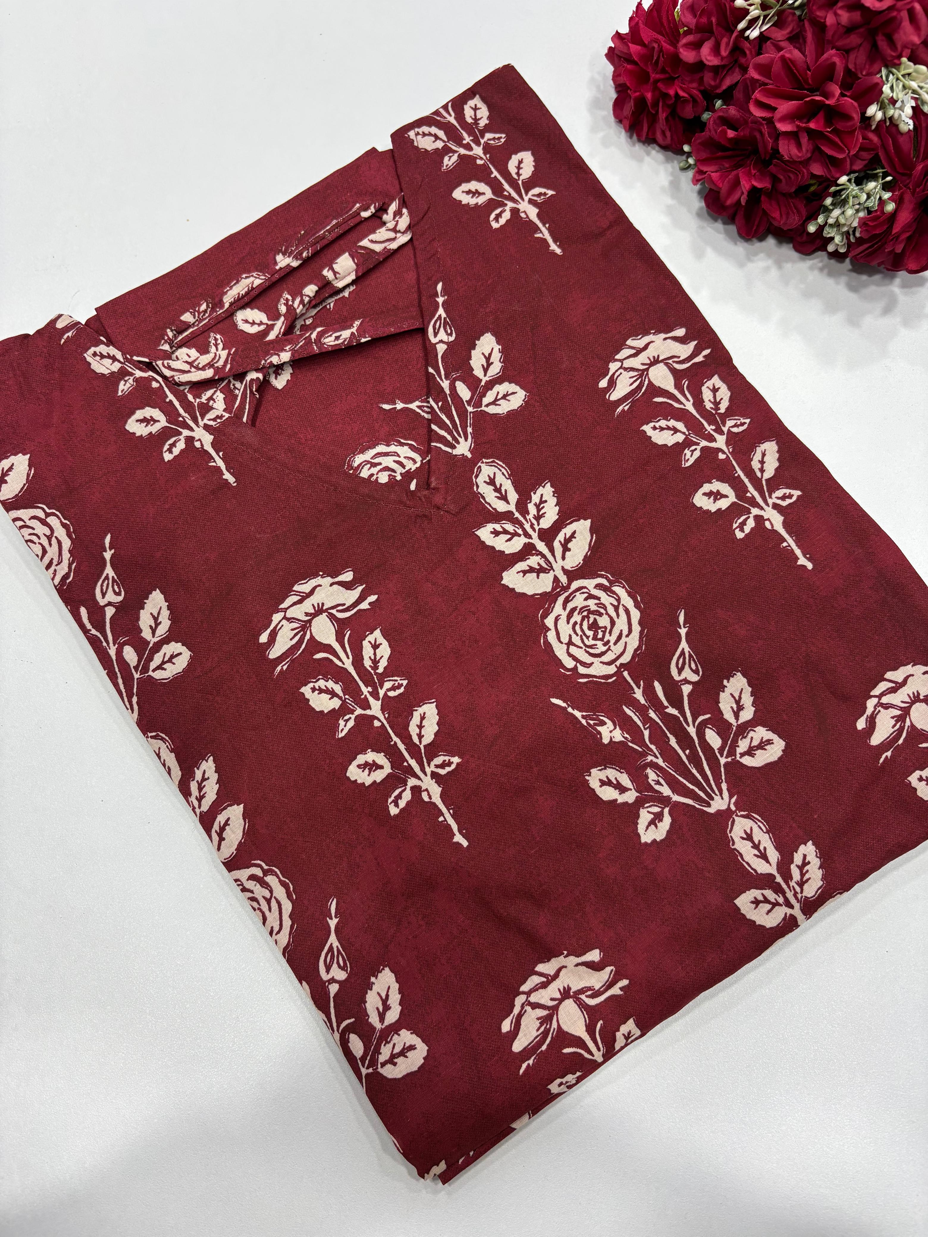 SS7912 Trendy Ethnic Cotton Kurti