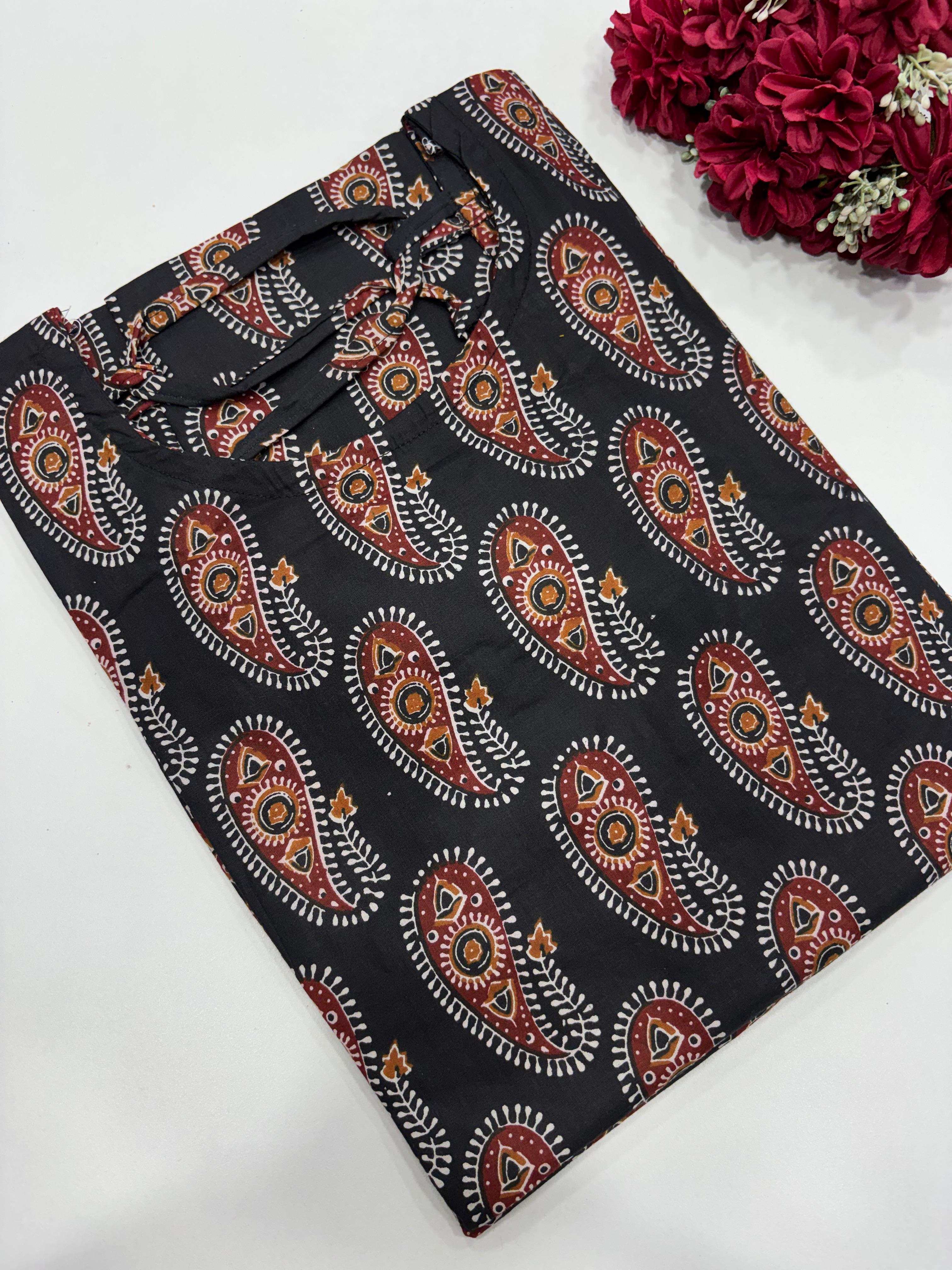 SS7914 Trendy Ethnic Cotton Kurti