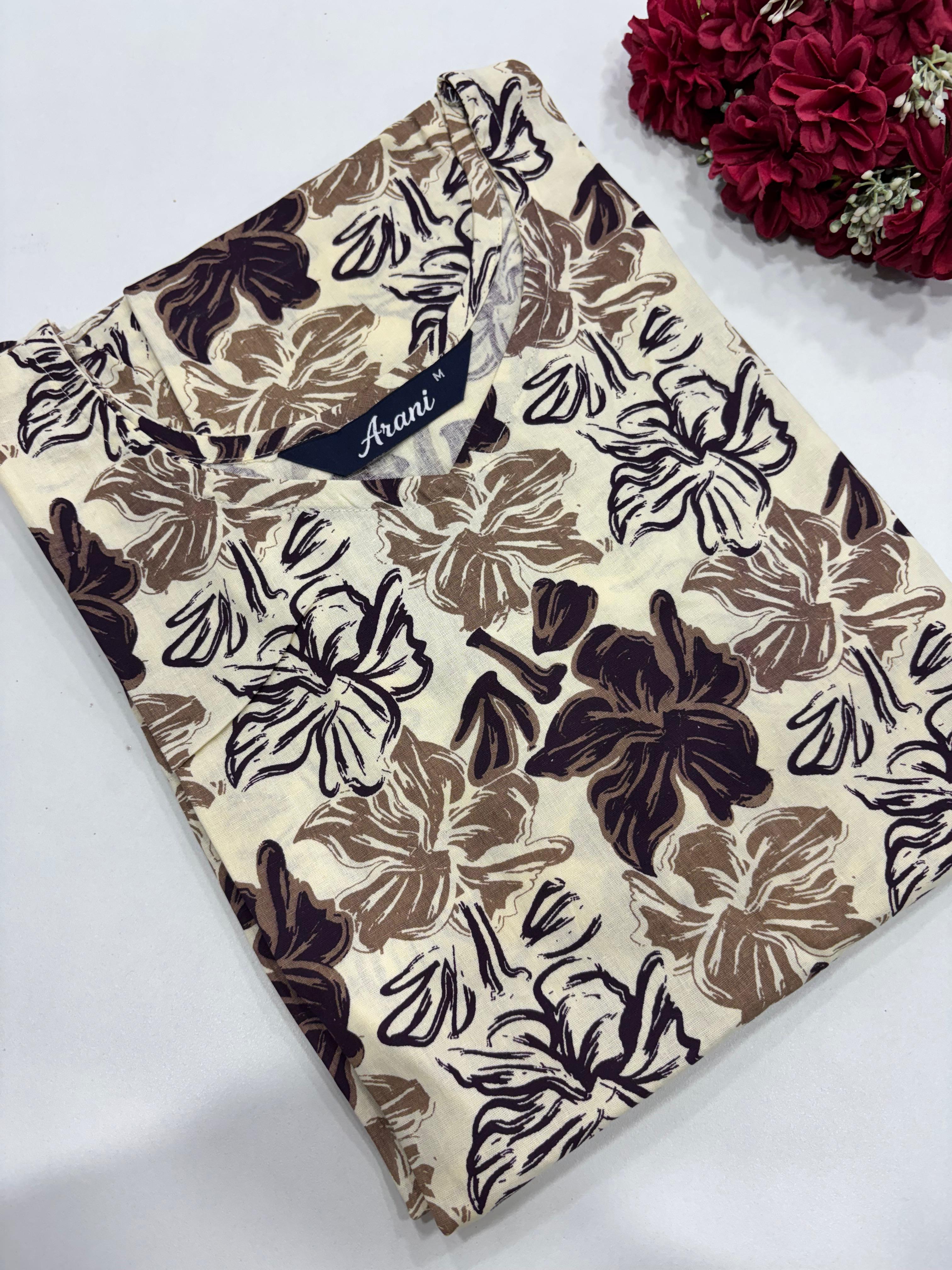 SS7927 Trendy Ethnic Cotton Kurti
