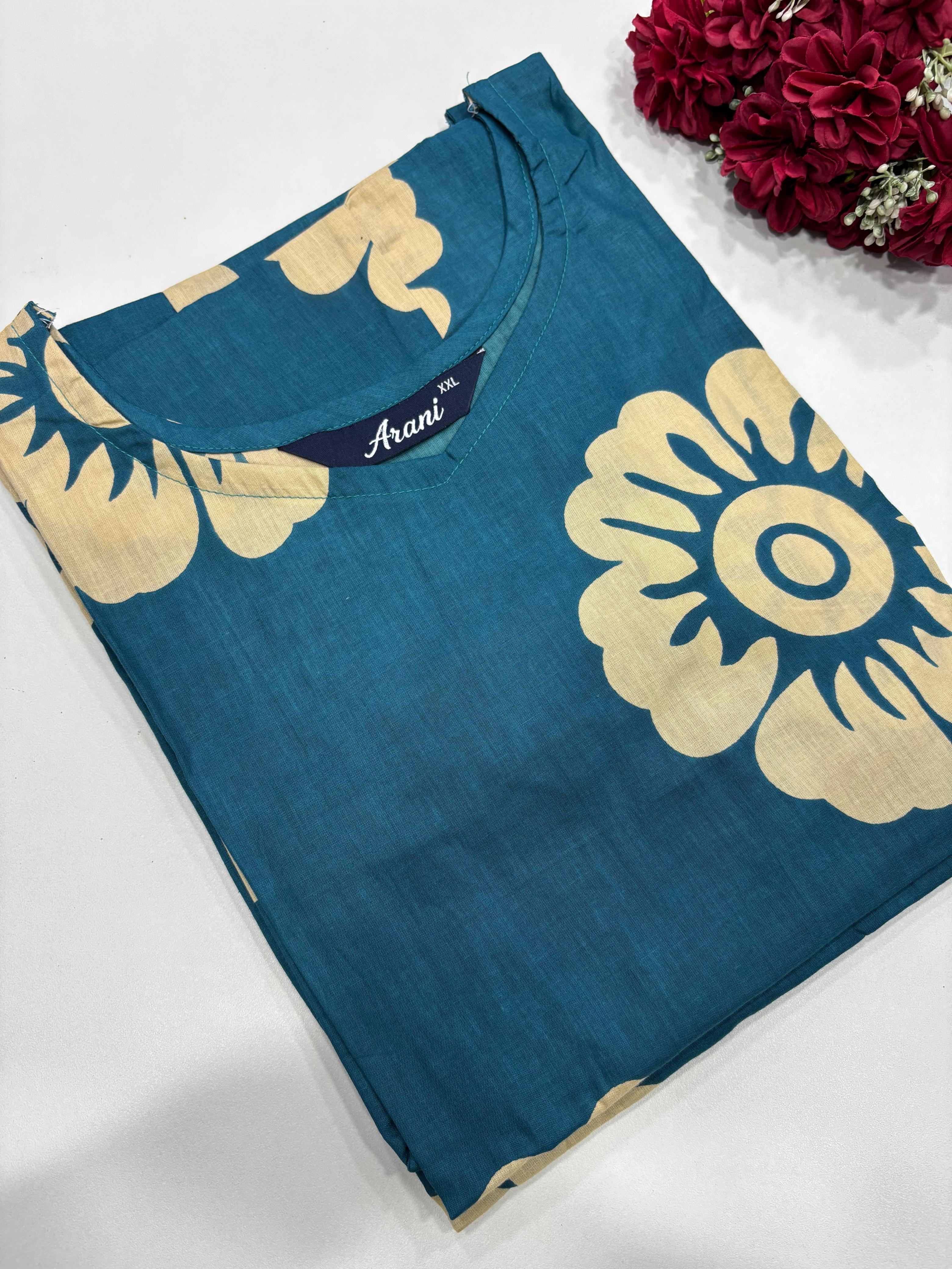 SS7924 Trendy Ethnic Cotton Kurti