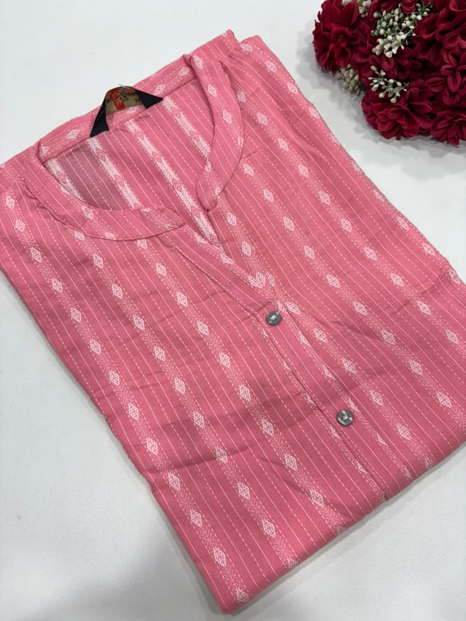 Kantha Stitch Cotton Kurti