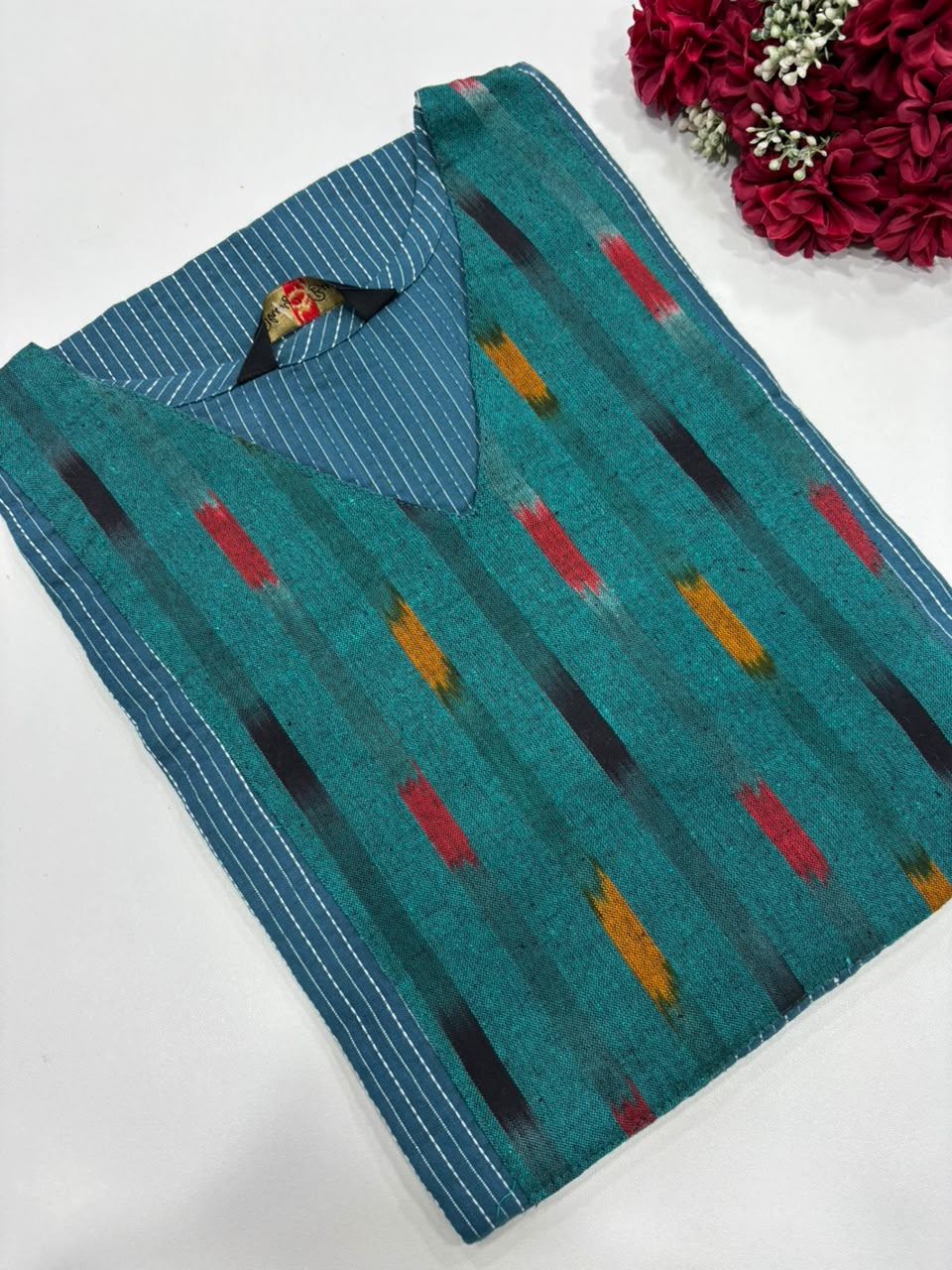 Kantha Stitch Cotton Kurti