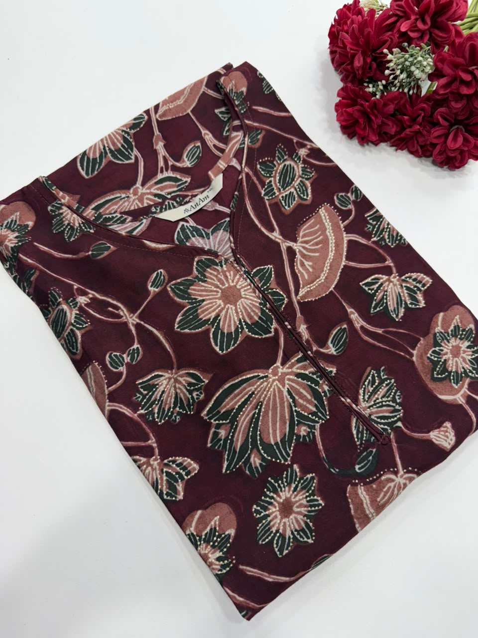 Elegant Roman Silk Kurti