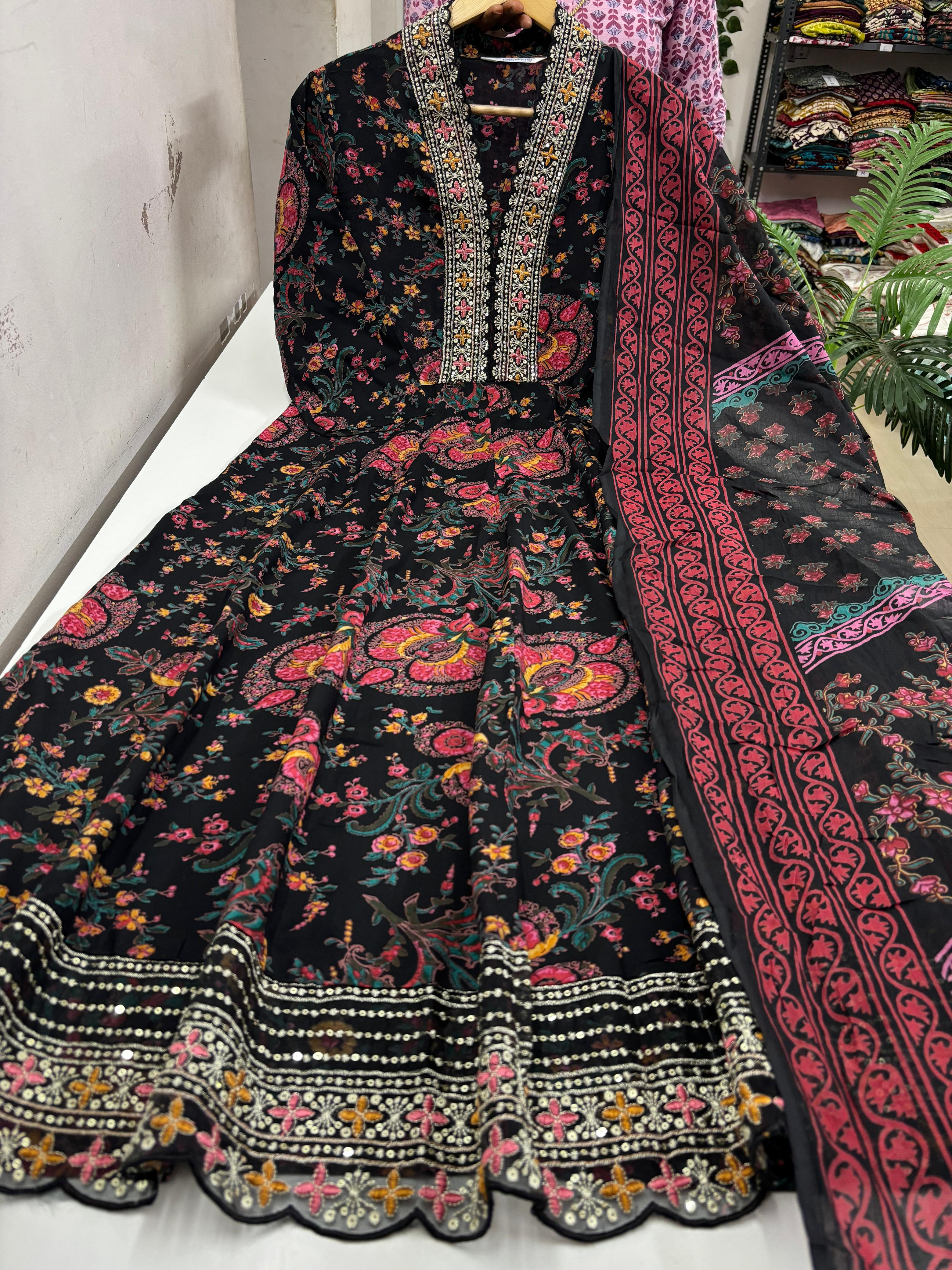 Premium Anarkali With Dupatta Set