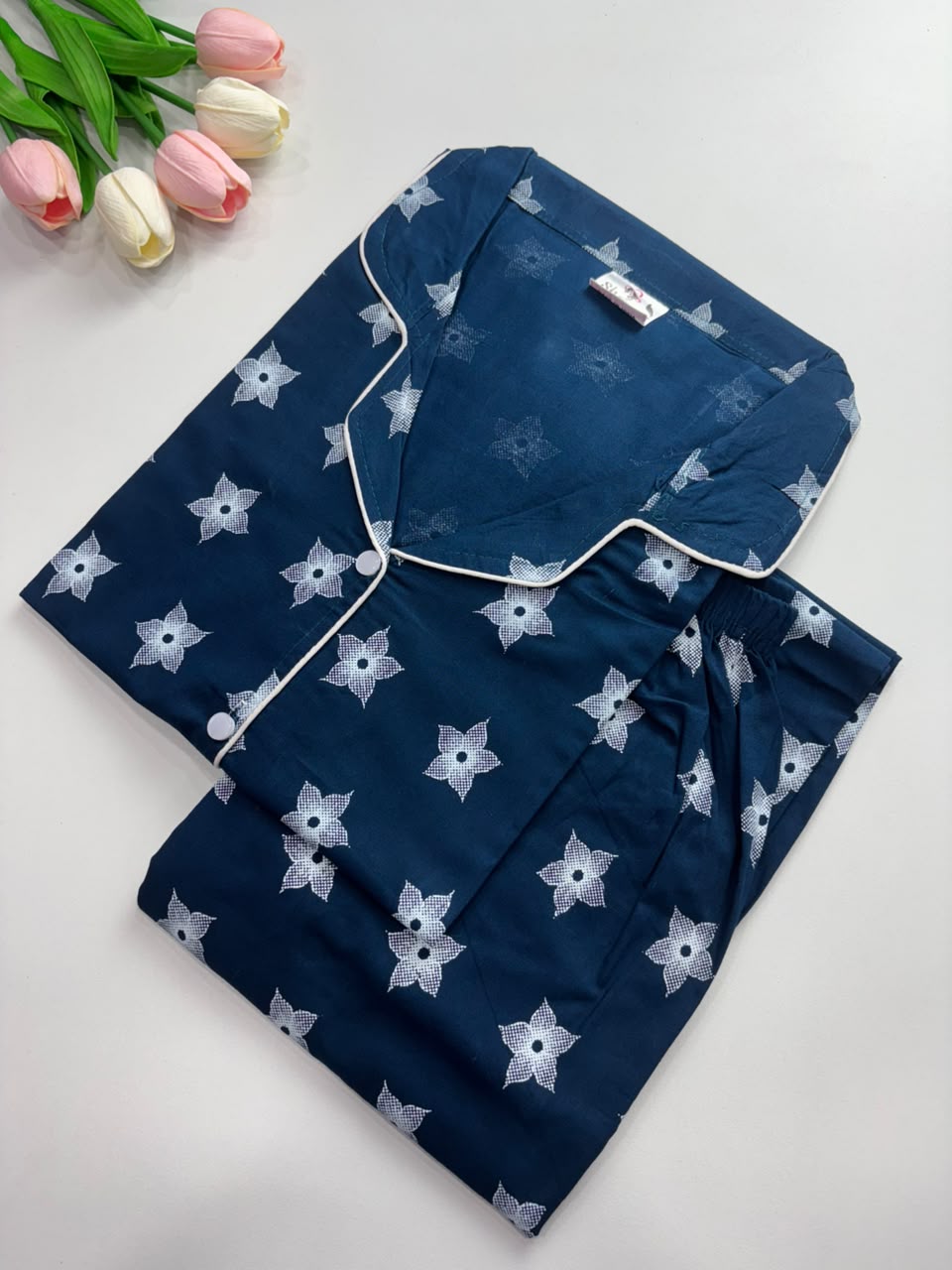 SS7970 Women’s Cotton Shirt and Pajama Set