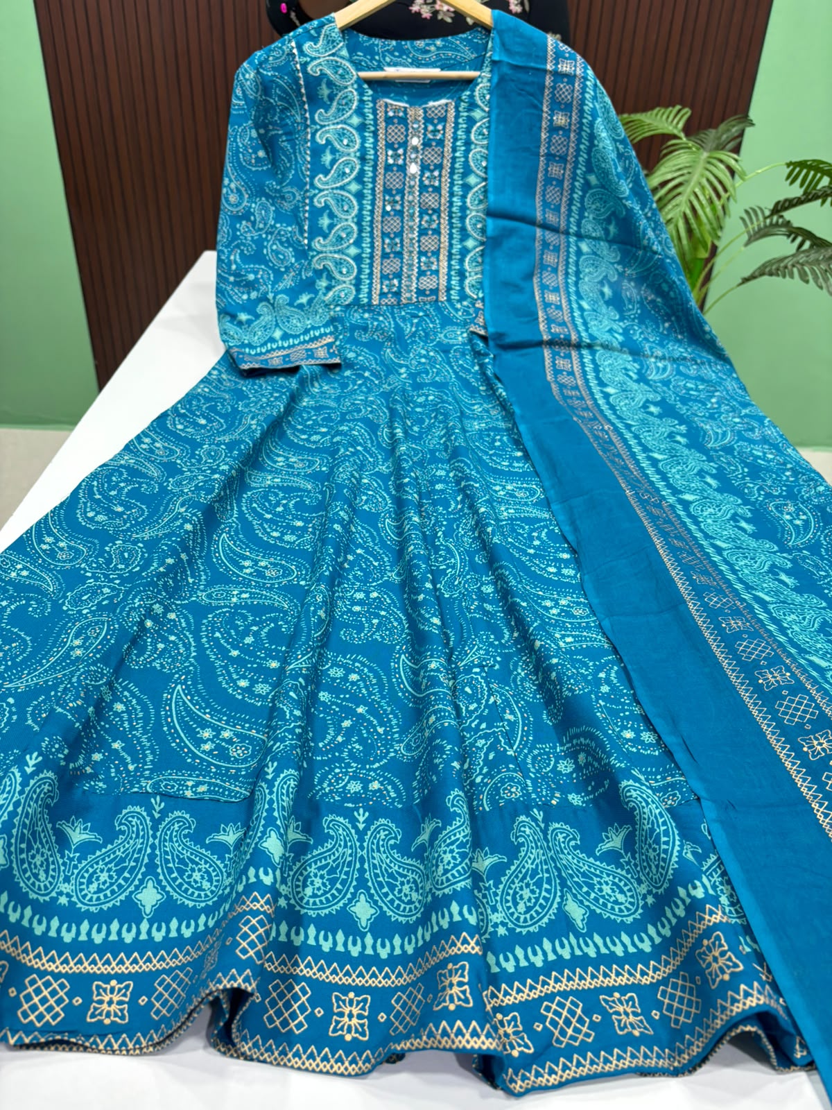 SS8005 Full Length Anarkali with Dupatta Set