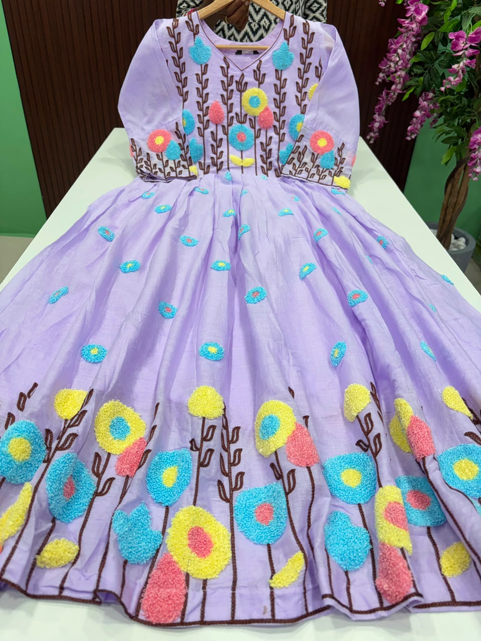 SS8022 Mul Cotton Flared Maxi